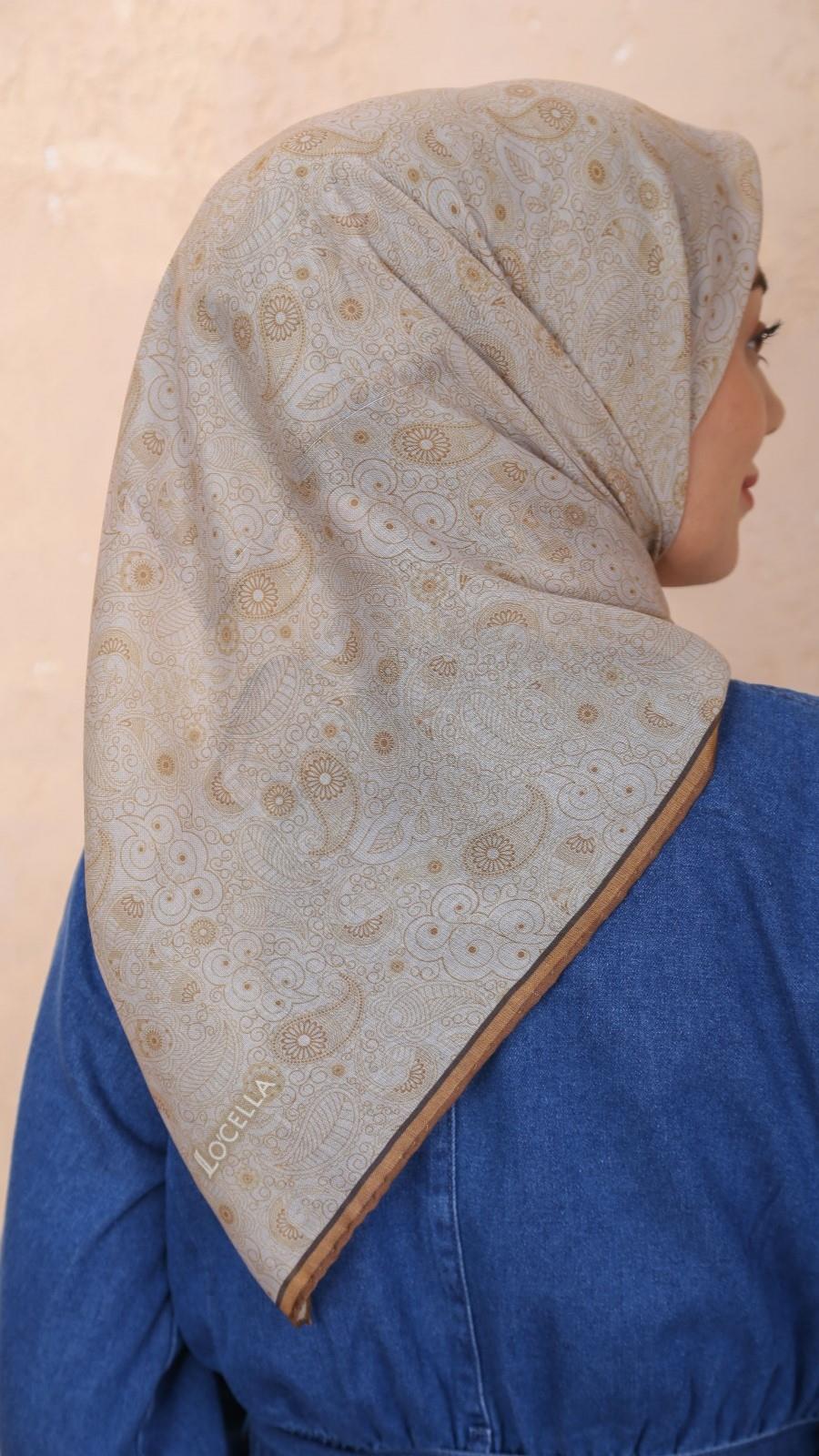 Locella Soft Pamuk Eşarp Hardal Sarısı-14