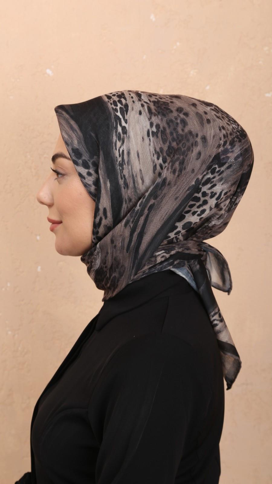 Locella Soft Pamuk Eşarp Siyah