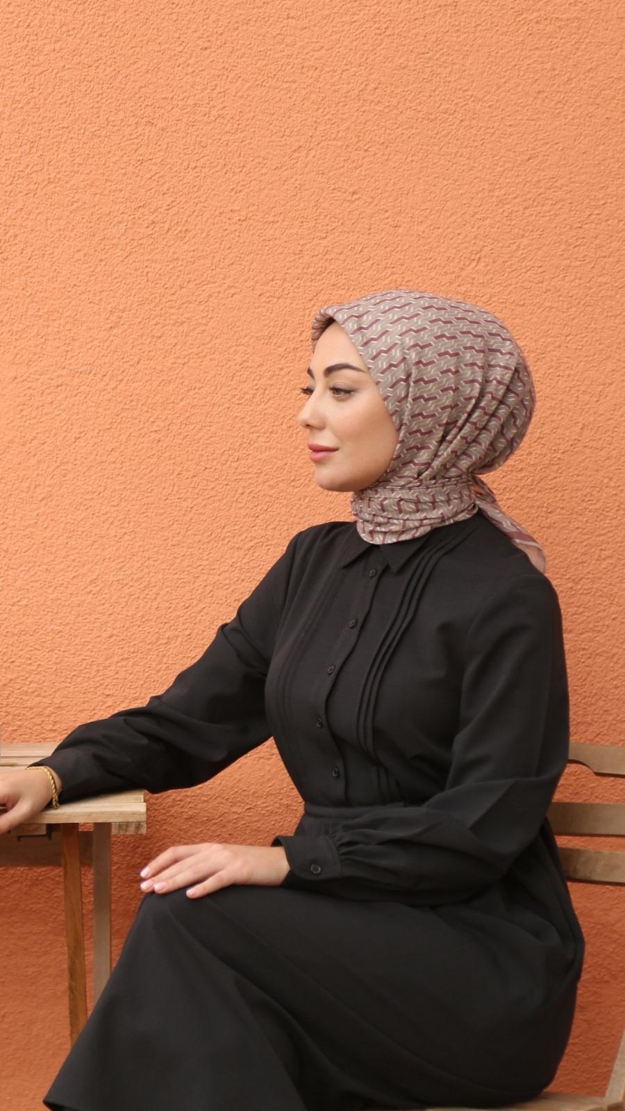 Locella Soft Pamuk Eşarp Pembe-11