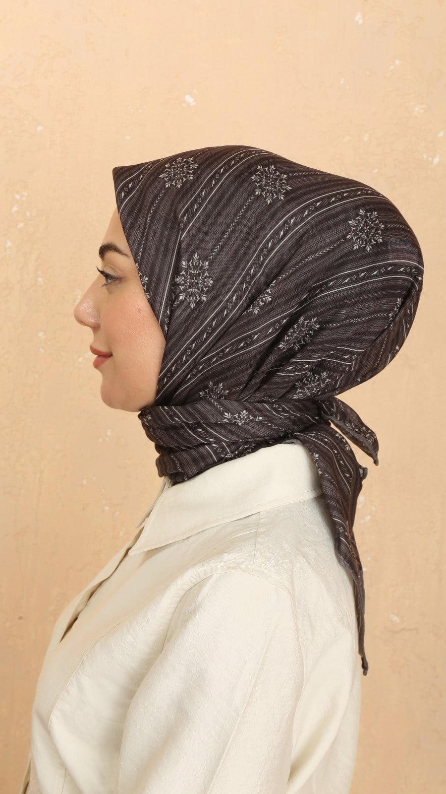 Locella Soft Pamuk Eşarp Acı Kahve
