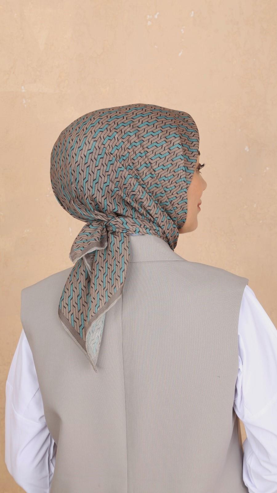 Locella Soft Pamuk Eşarp Vizon-14