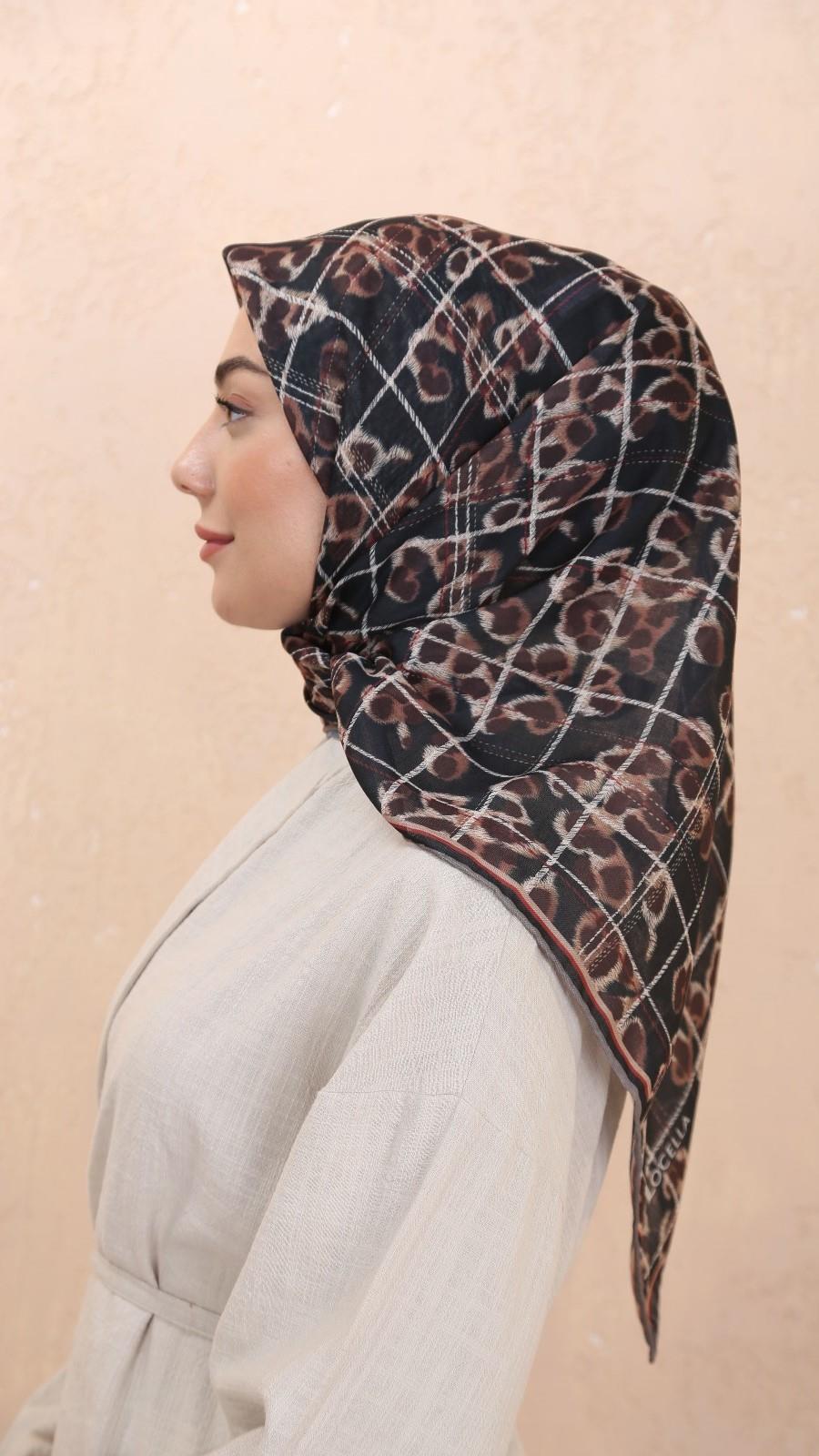 Locella Soft Pamuk Eşarp Acı Kahve-2