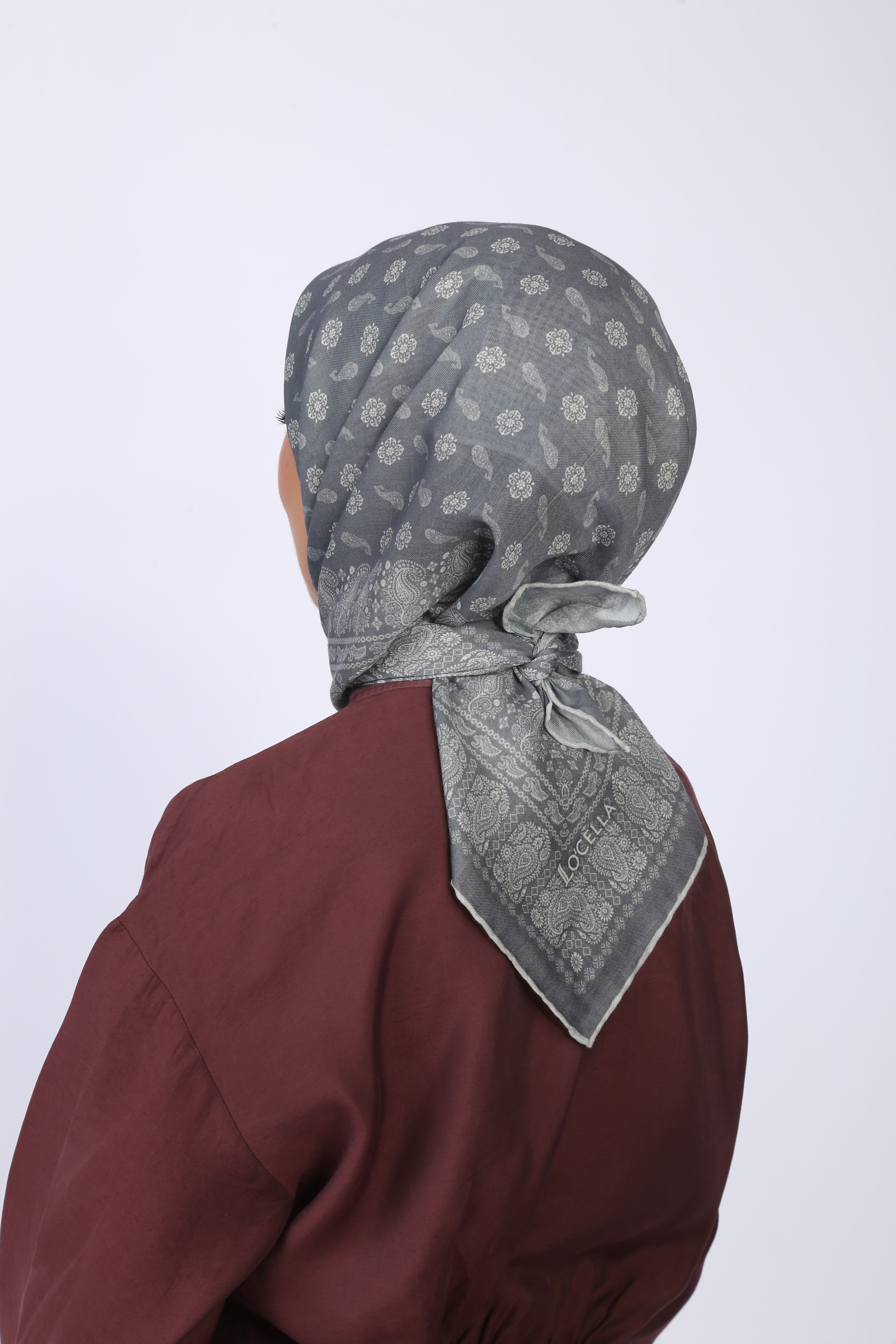 Locella Soft Pamuk Eşarp Antrasit