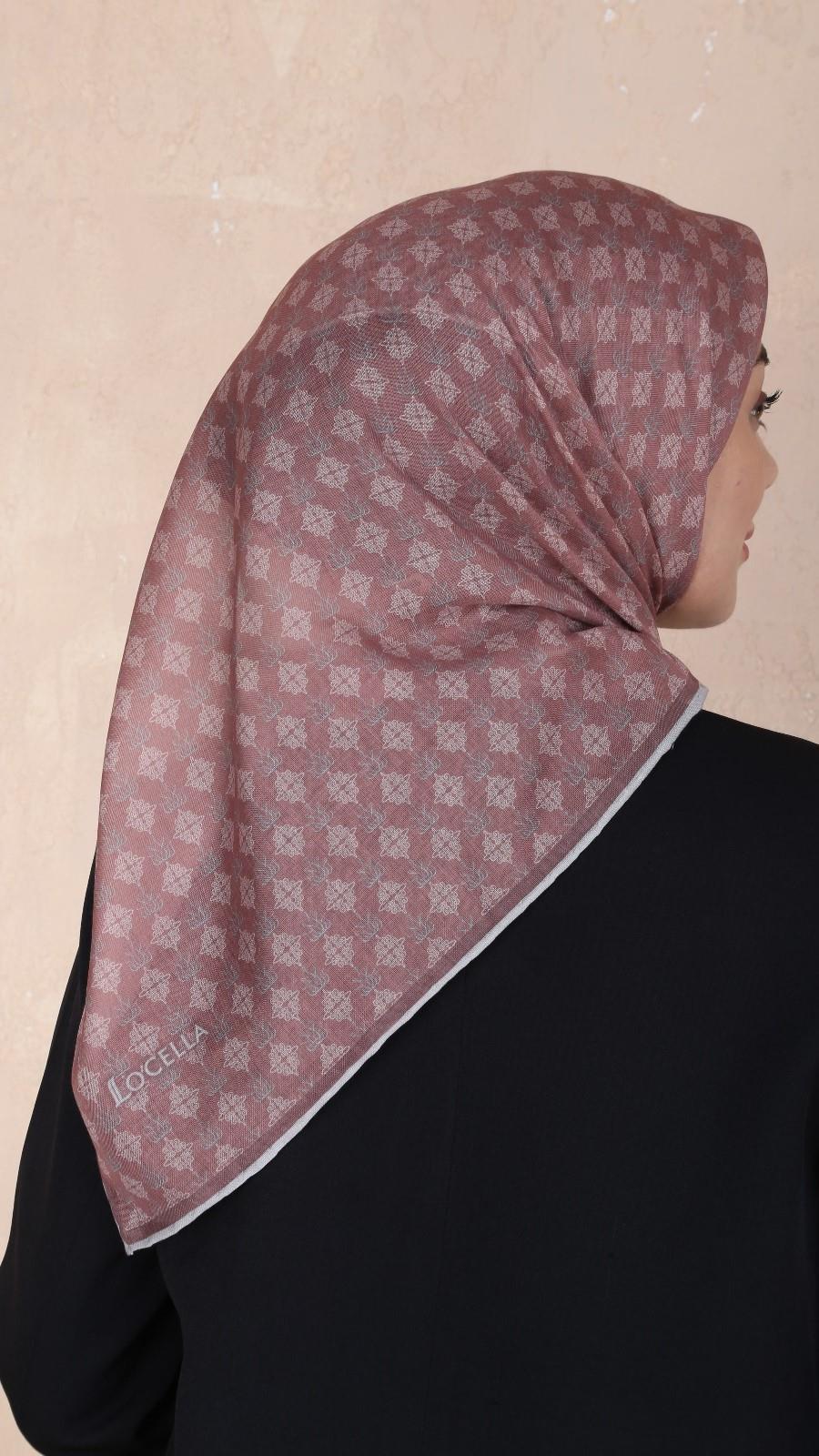 Locella Soft Pamuk Eşarp Gül Pembe-12