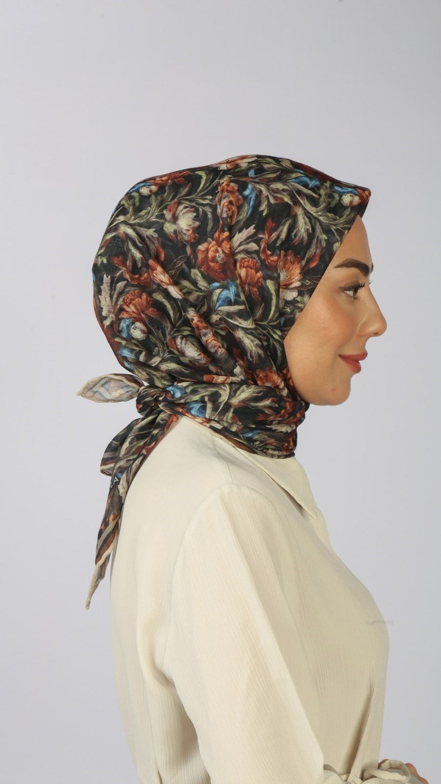Locella Soft Pamuk Eşarp Siyah