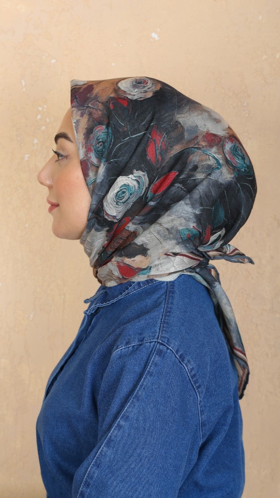 Locella Soft Pamuk Eşarp Siyah