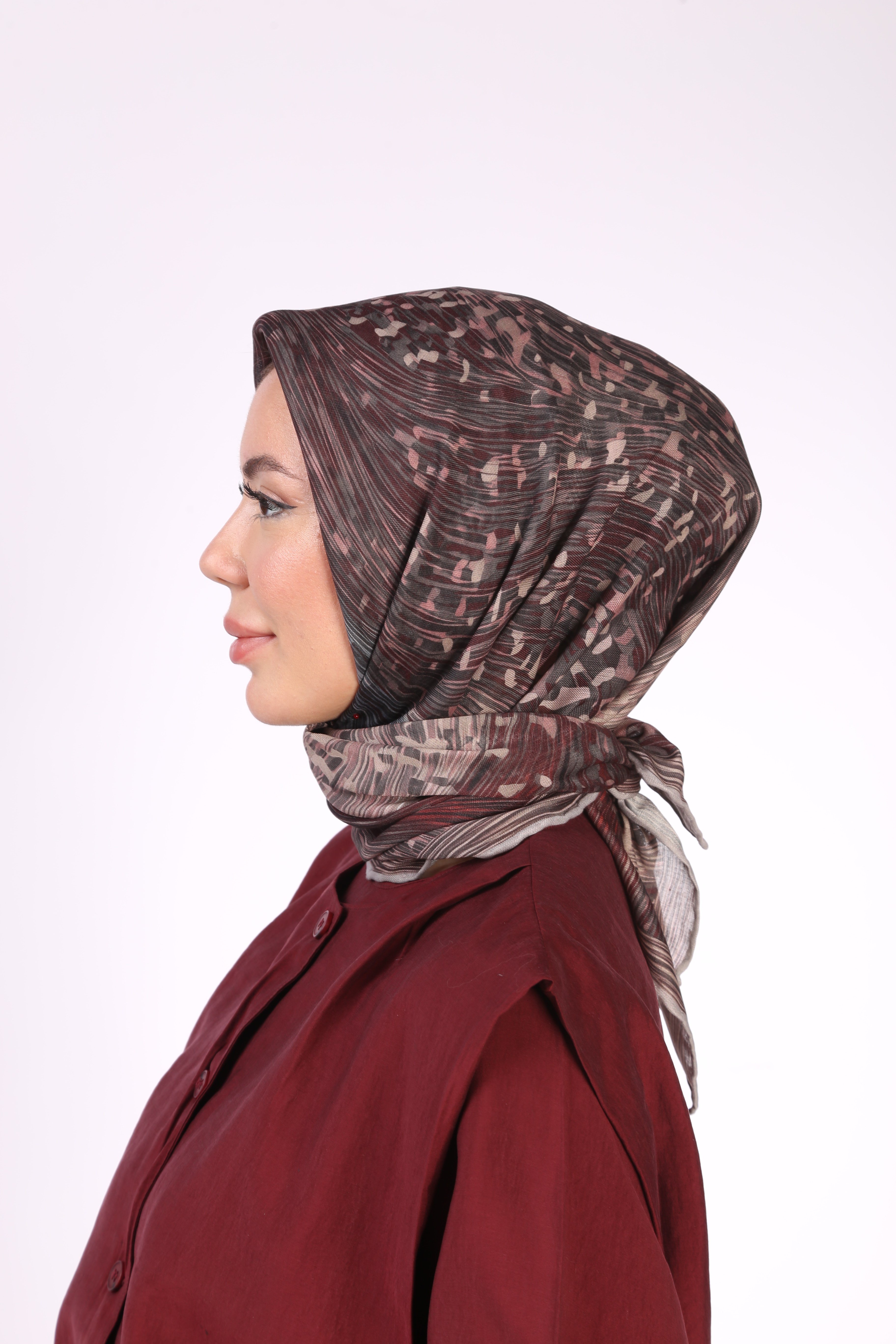 Locella Soft Pamuk Eşarp Pudra