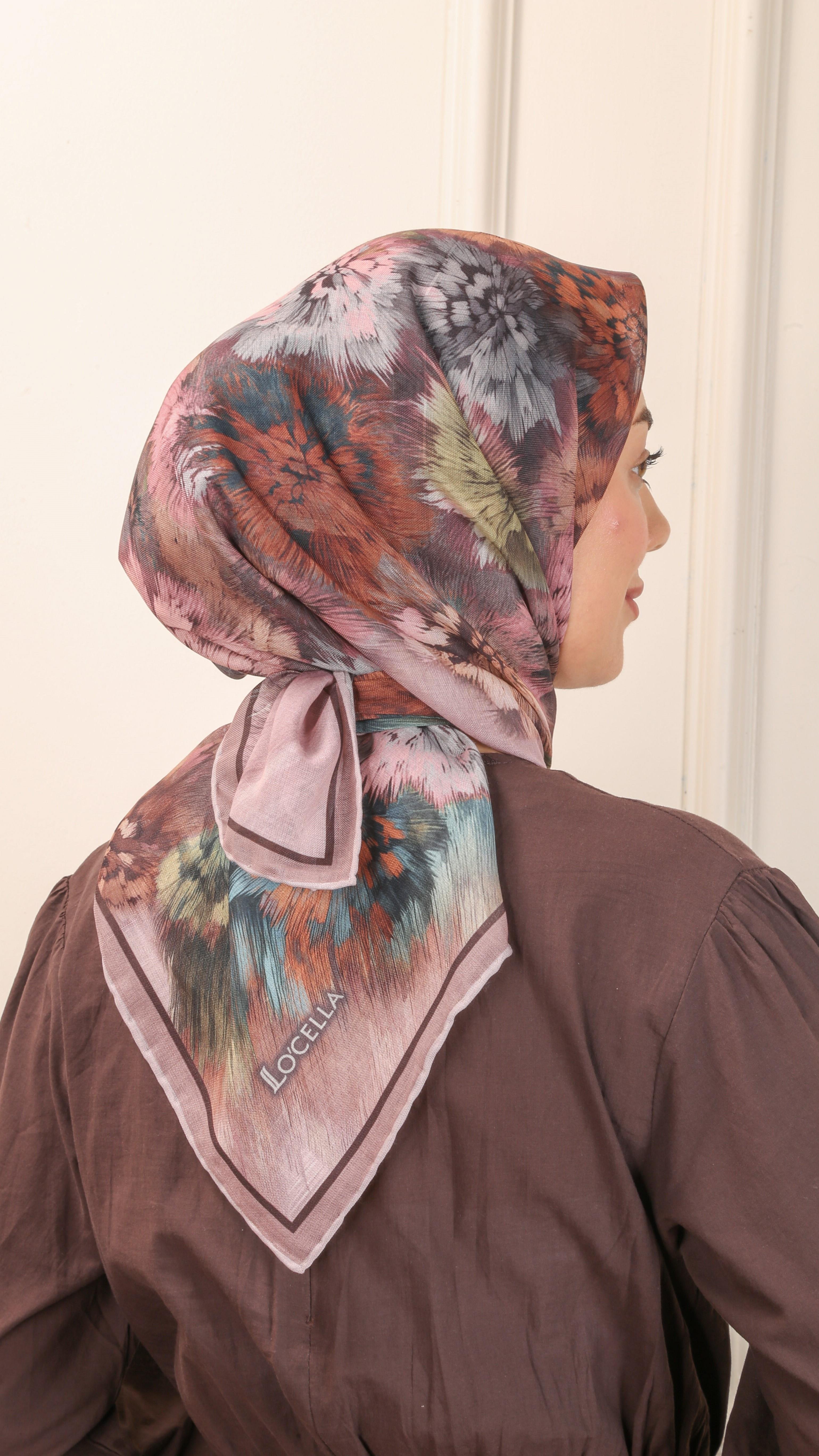 Locella Soft Pamuk Eşarp Gül Pembe-3