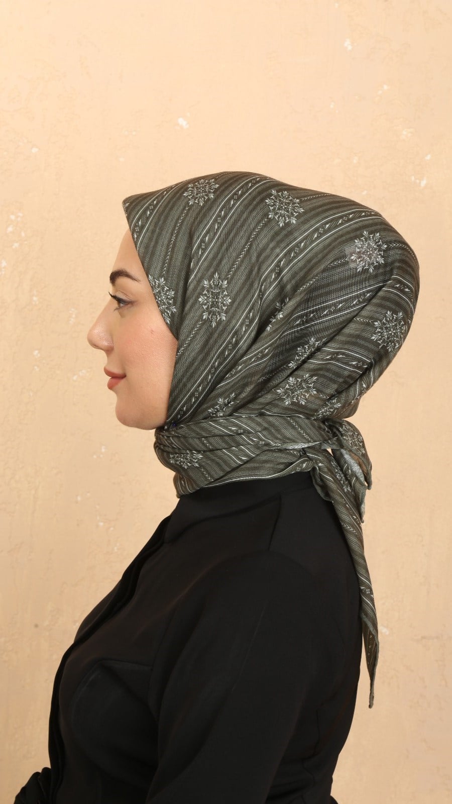 Locella Soft Pamuk Eşarp Yeşil