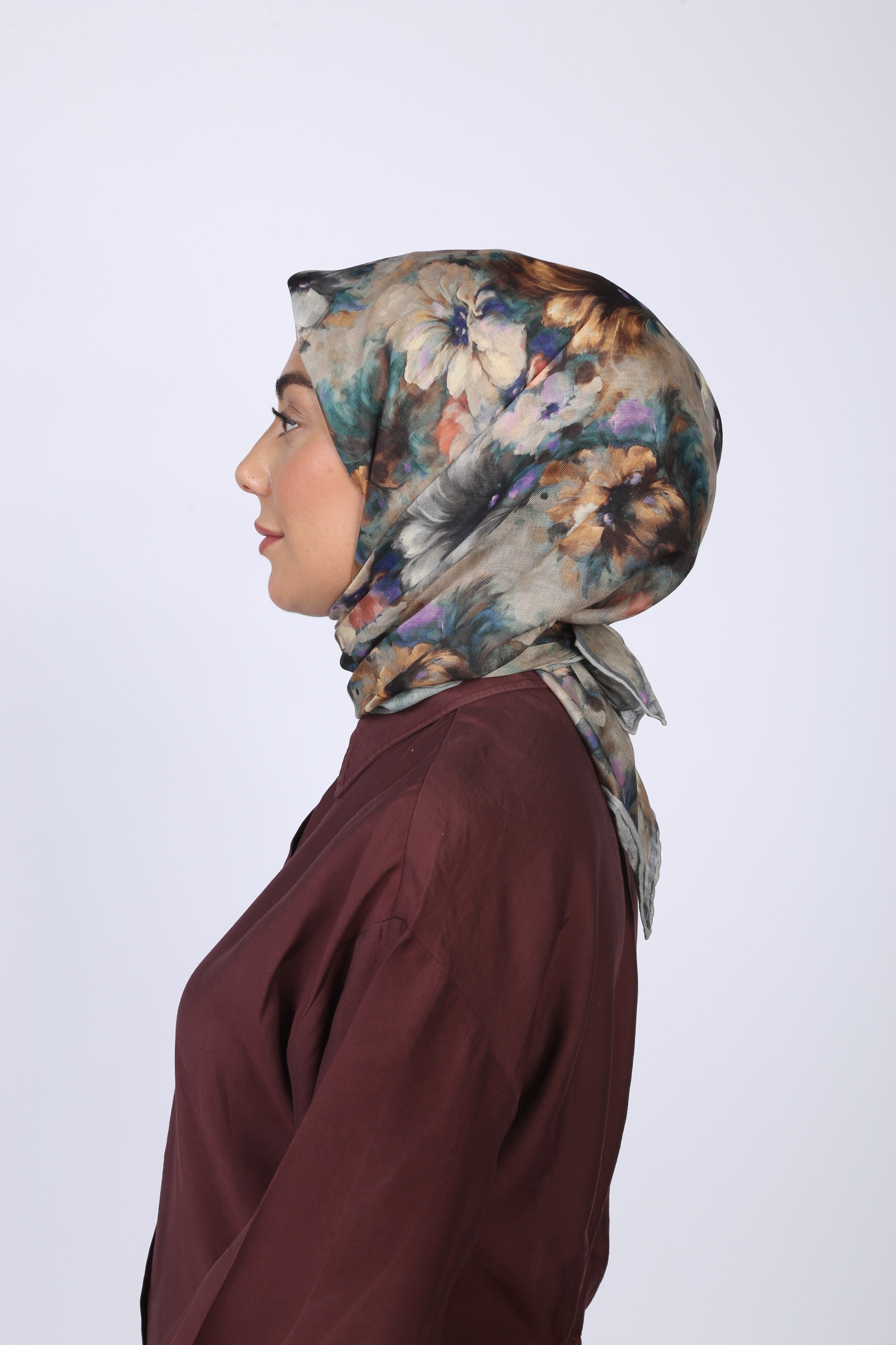 Locella Soft Pamuk Eşarp Gri