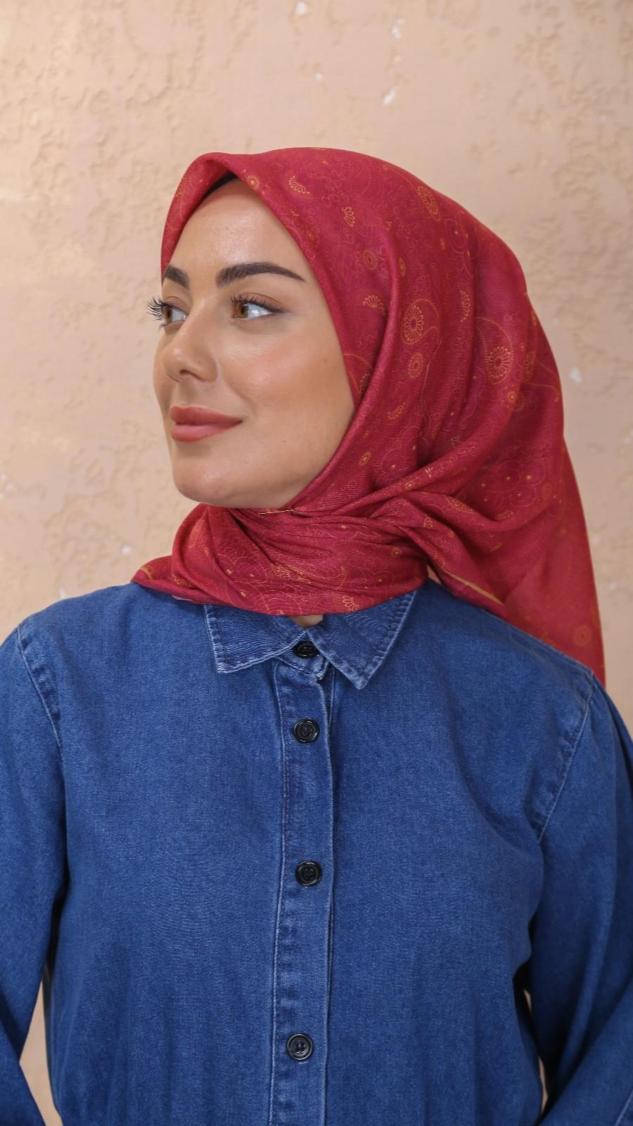 Locella Soft Pamuk Eşarp Çok Renkli-23