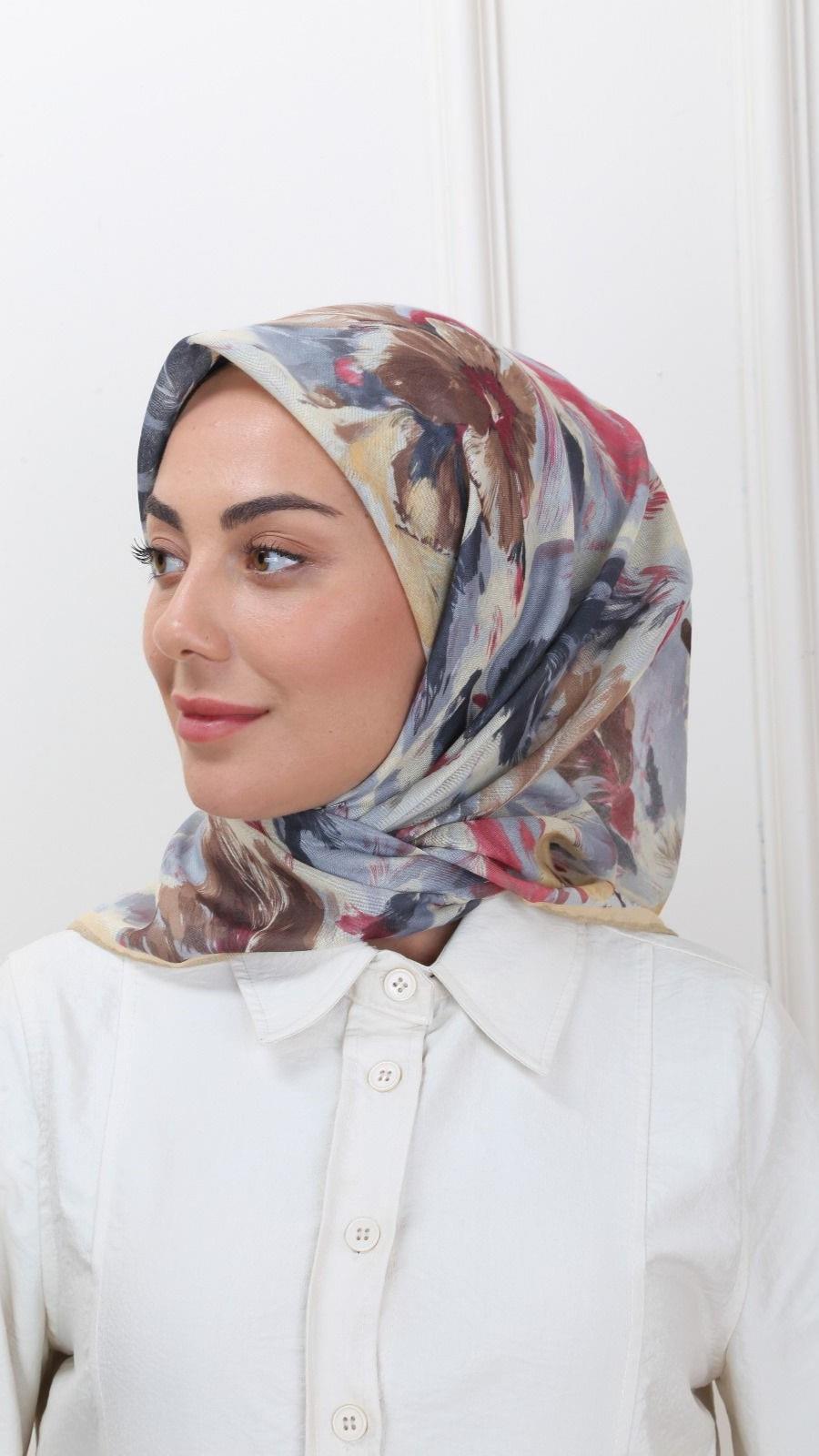 Locella Soft Pamuk Eşarp Sarı-7