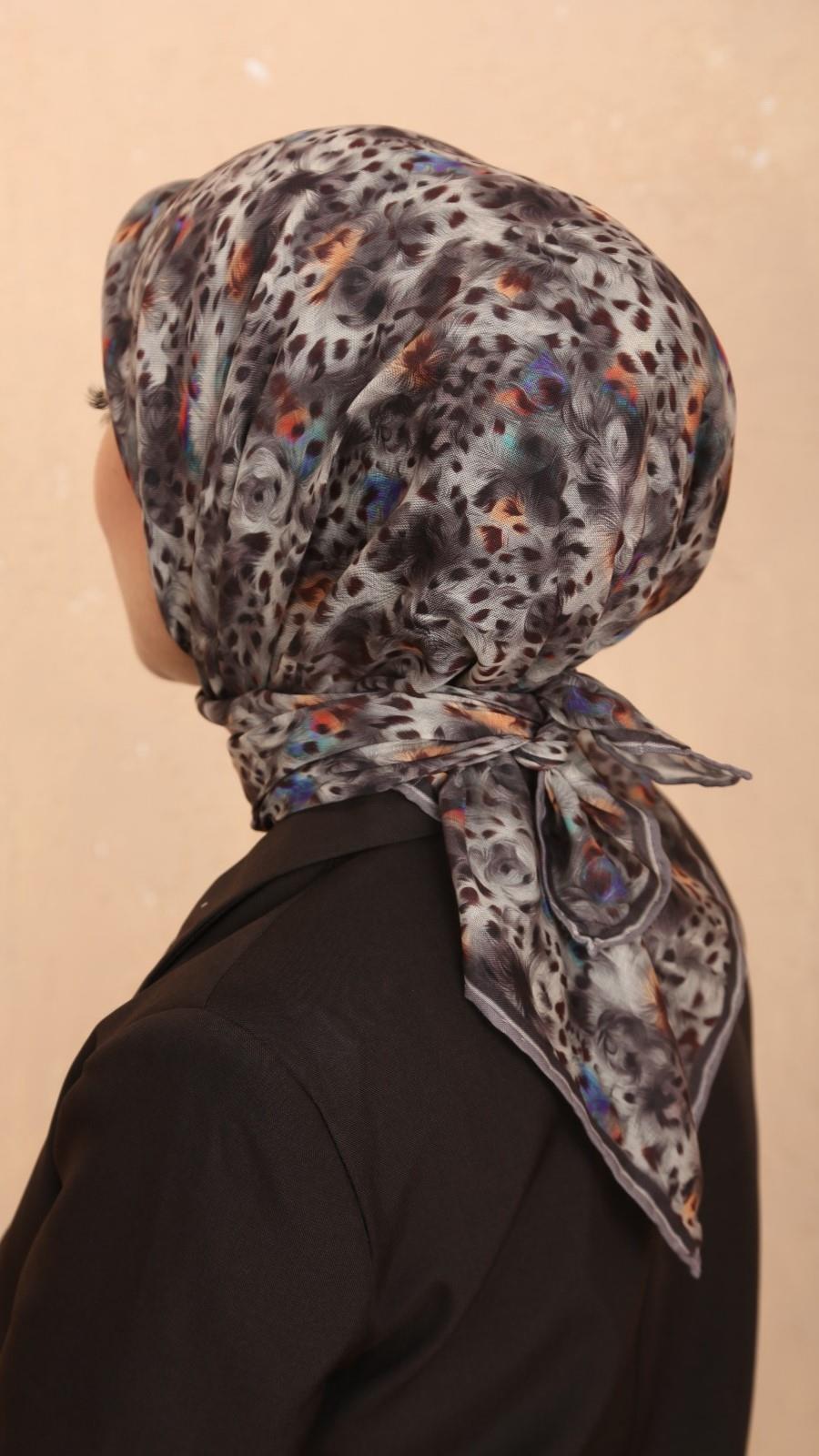 Locella Soft Pamuk Eşarp Çok Renkli-9