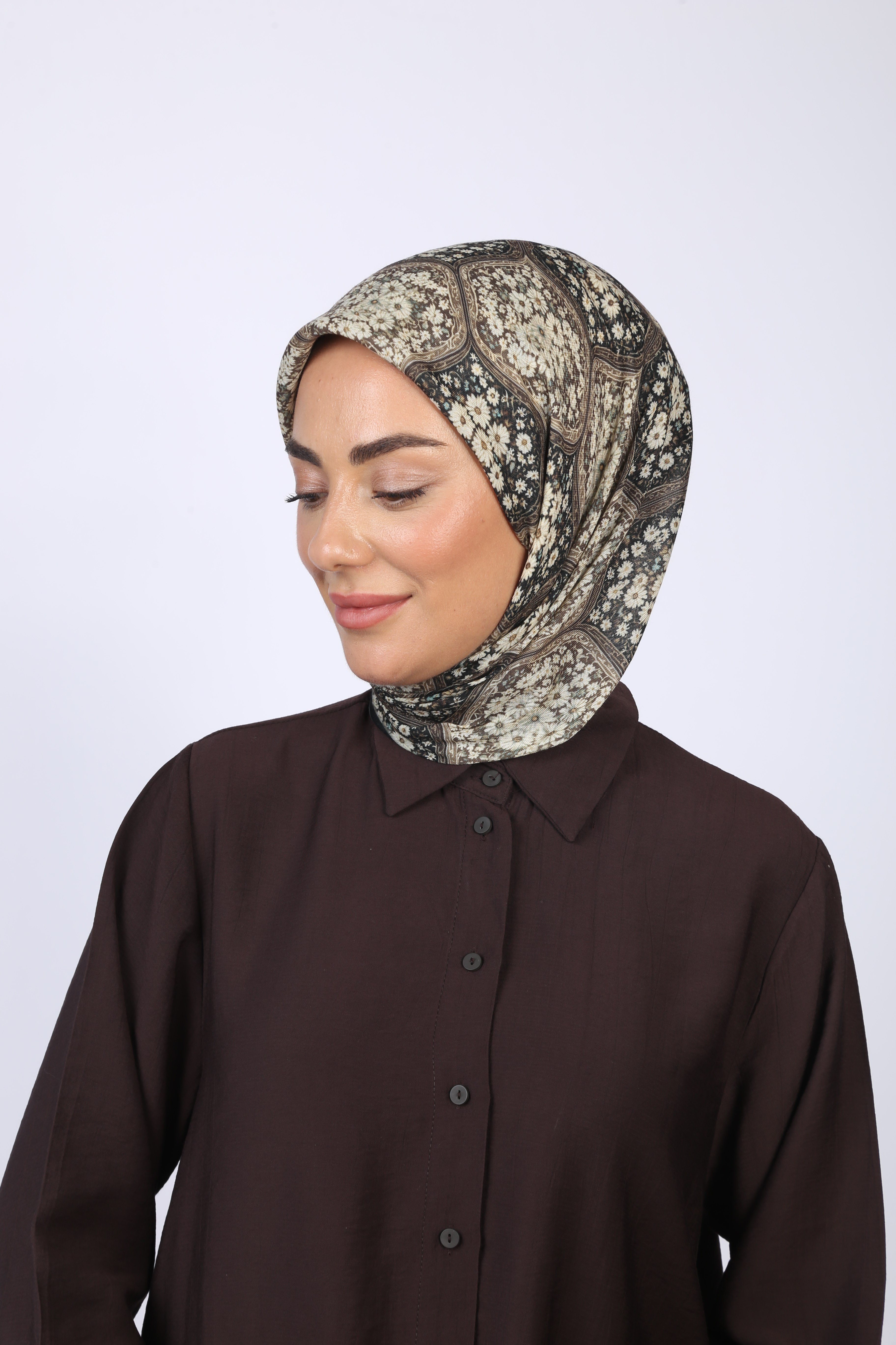 Locella Soft Pamuk Eşarp Siyah