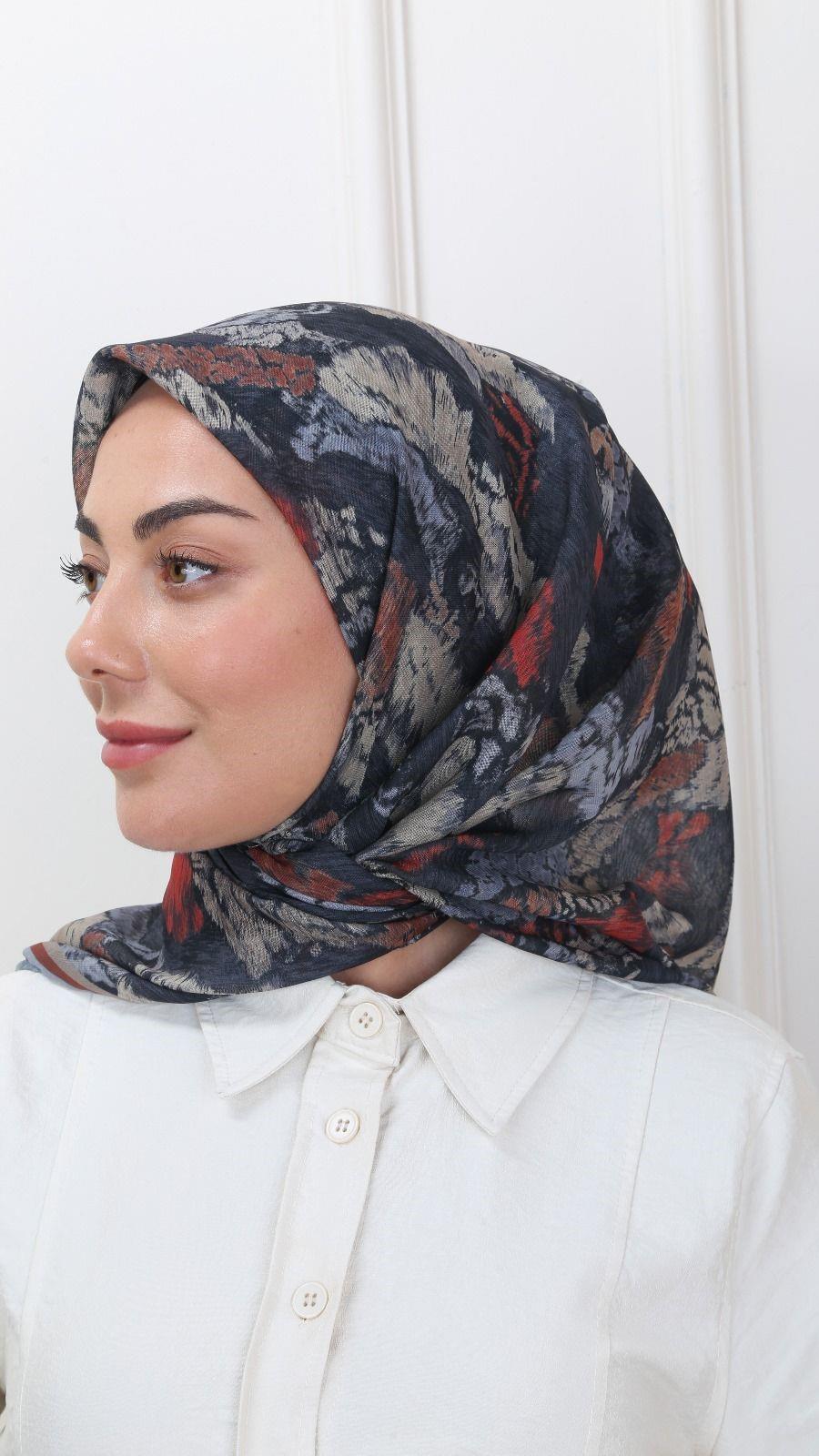 Locella Soft Pamuk Eşarp Siyah-10