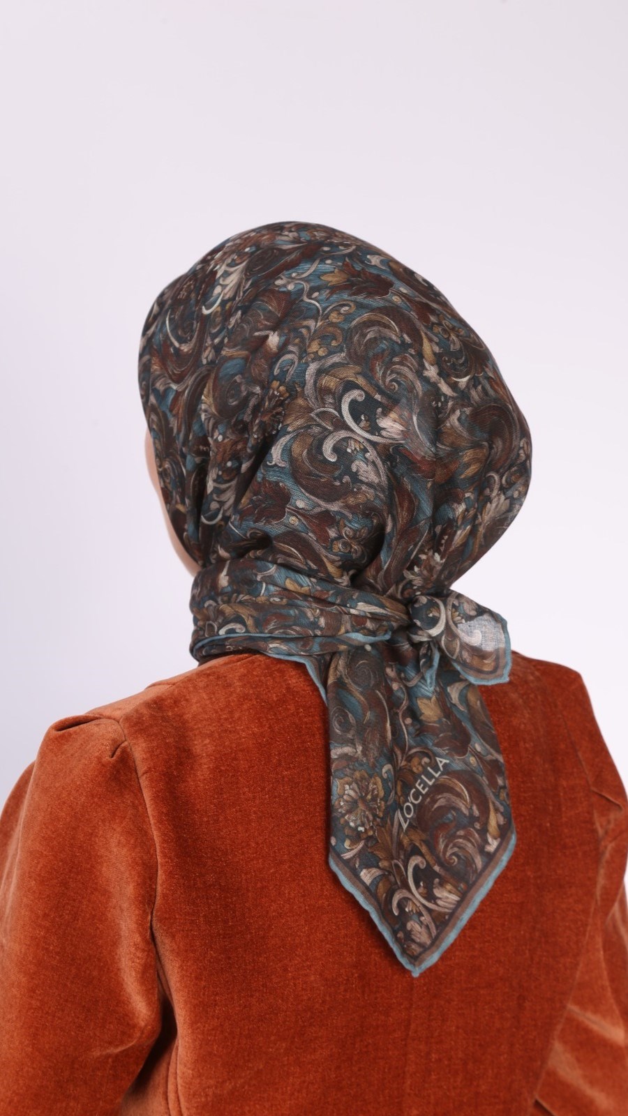 Locella Soft Pamuk Eşarp Kahve
