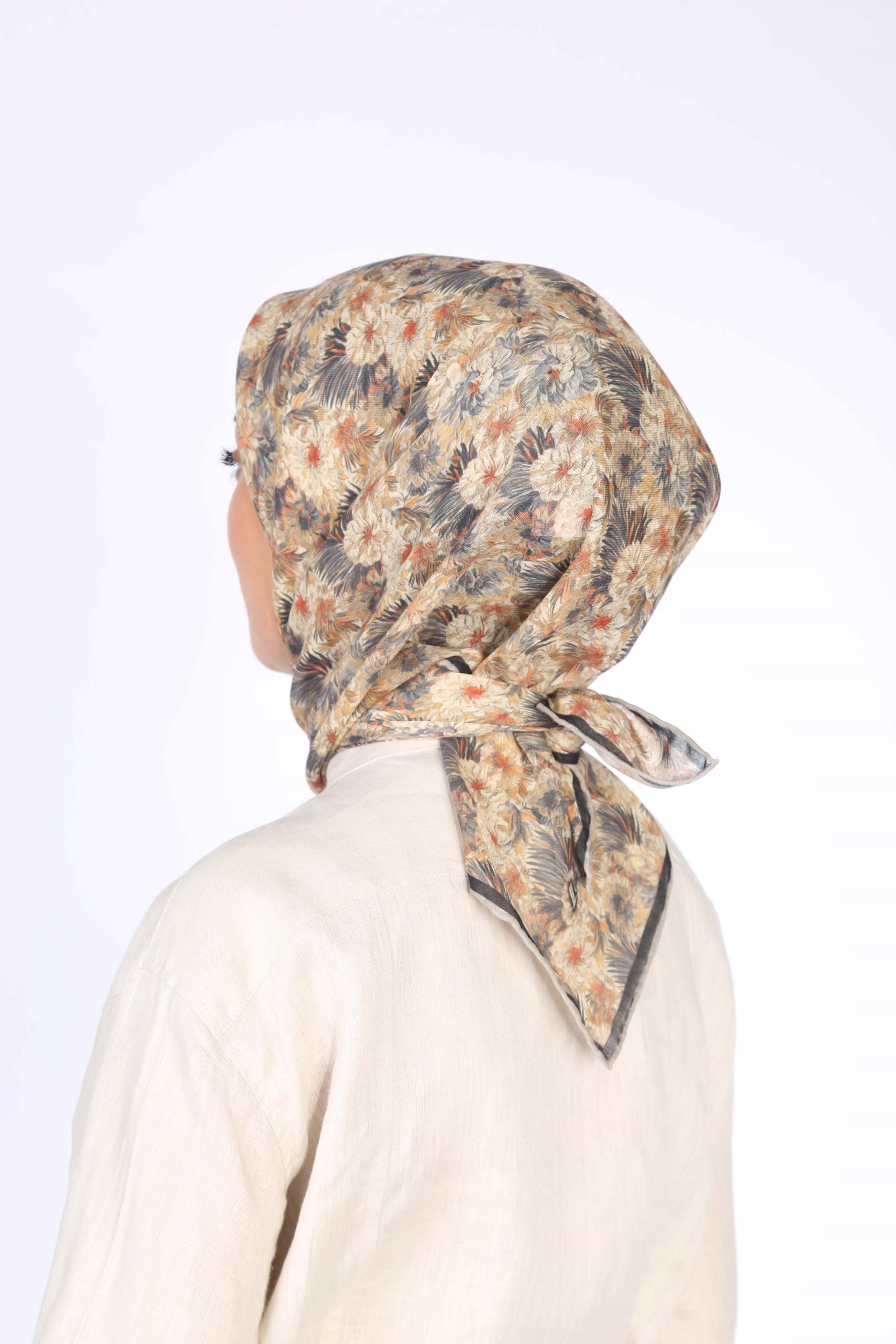 Locella Soft Pamuk Eşarp Siyah