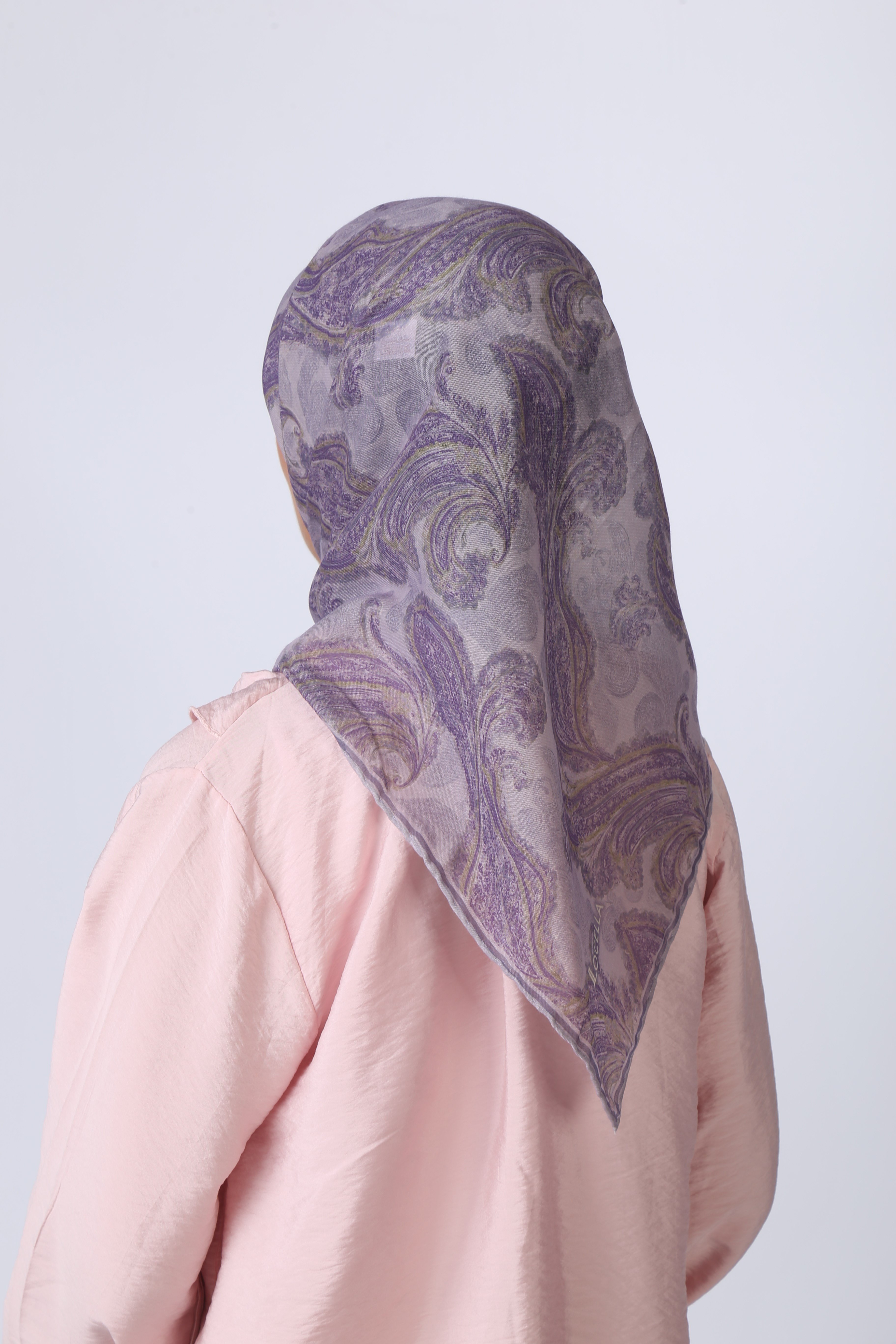 Locella Soft Pamuk Eşarp Lila