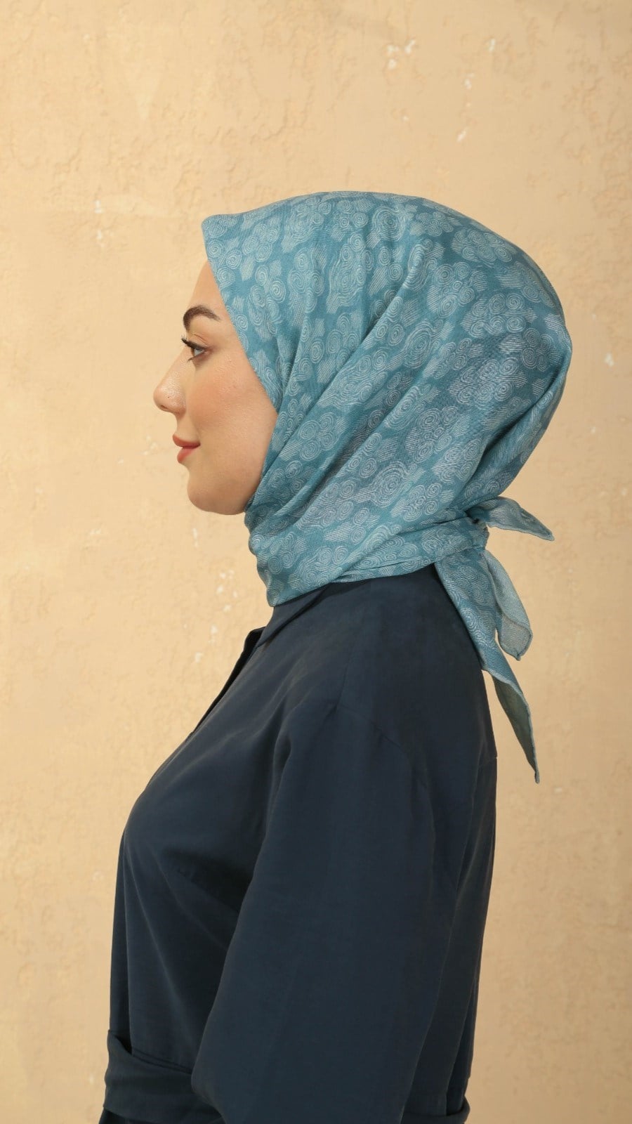 Locella Soft Pamuk Eşarp Turkuaz