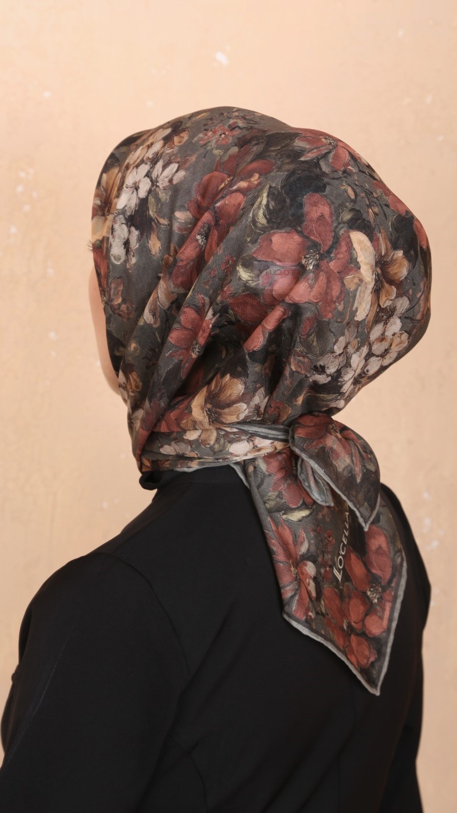Locella Soft Pamuk Eşarp Haki