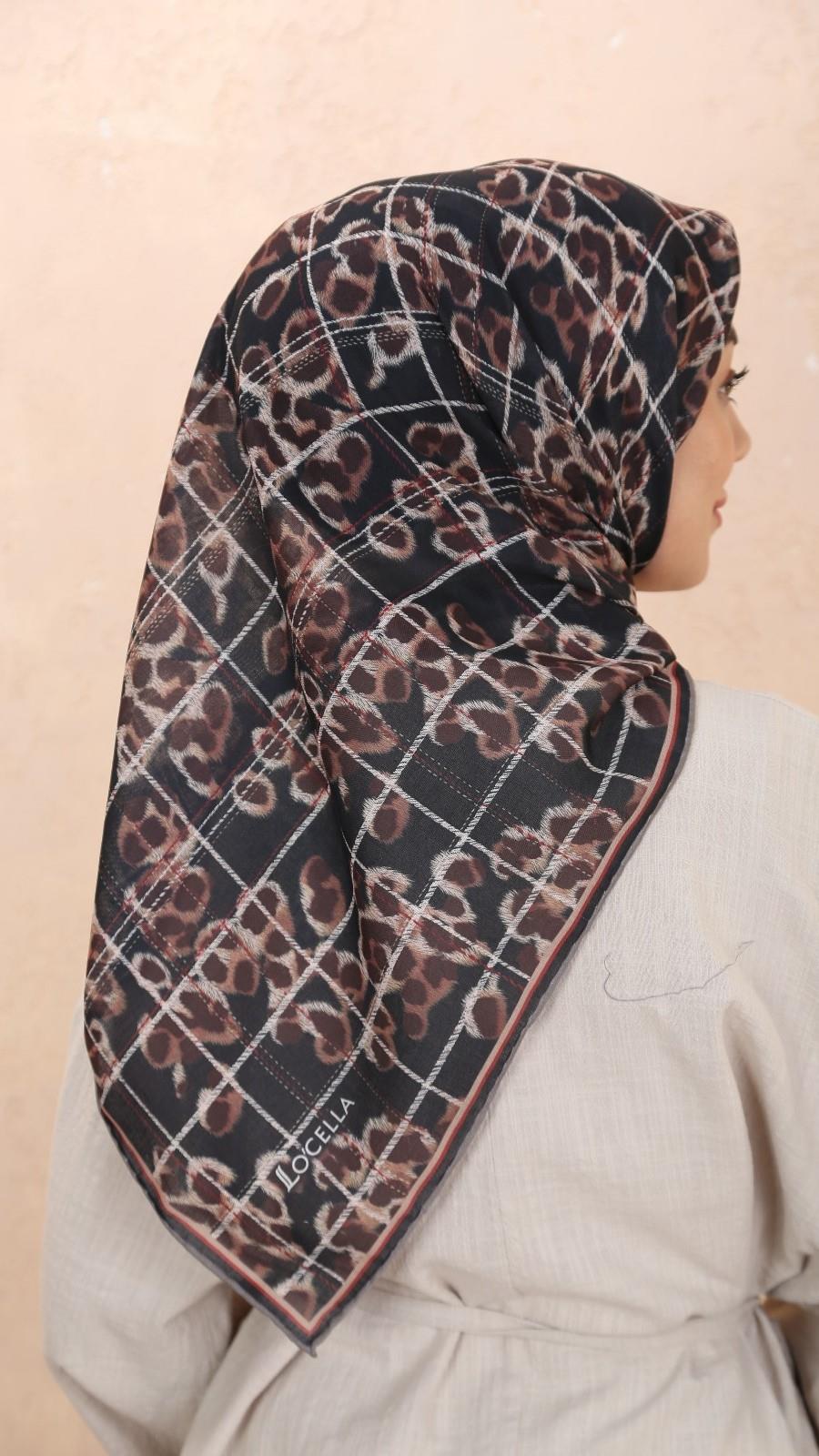 Locella Soft Pamuk Eşarp Acı Kahve-2