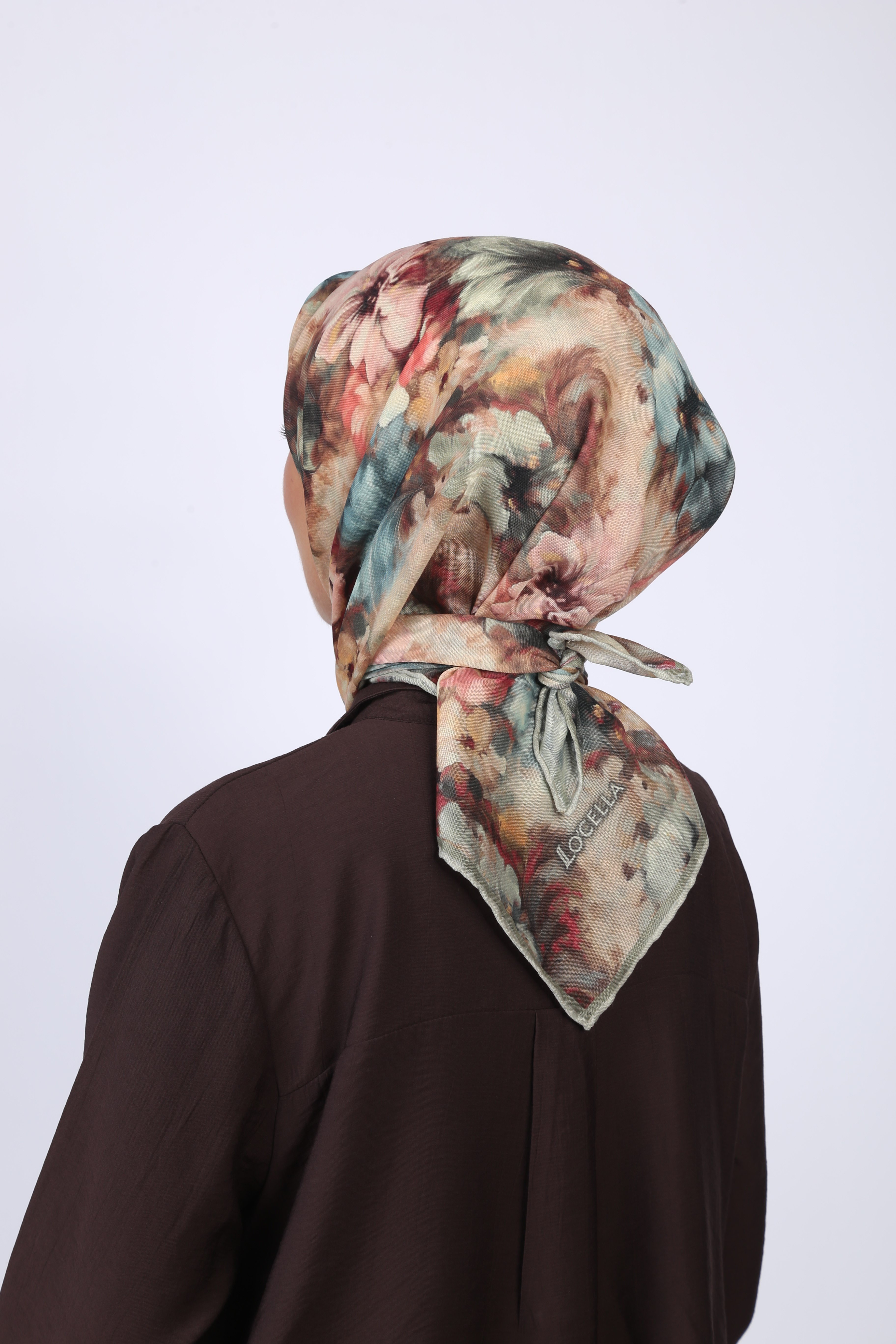 Locella Soft Pamuk Eşarp Yeşil