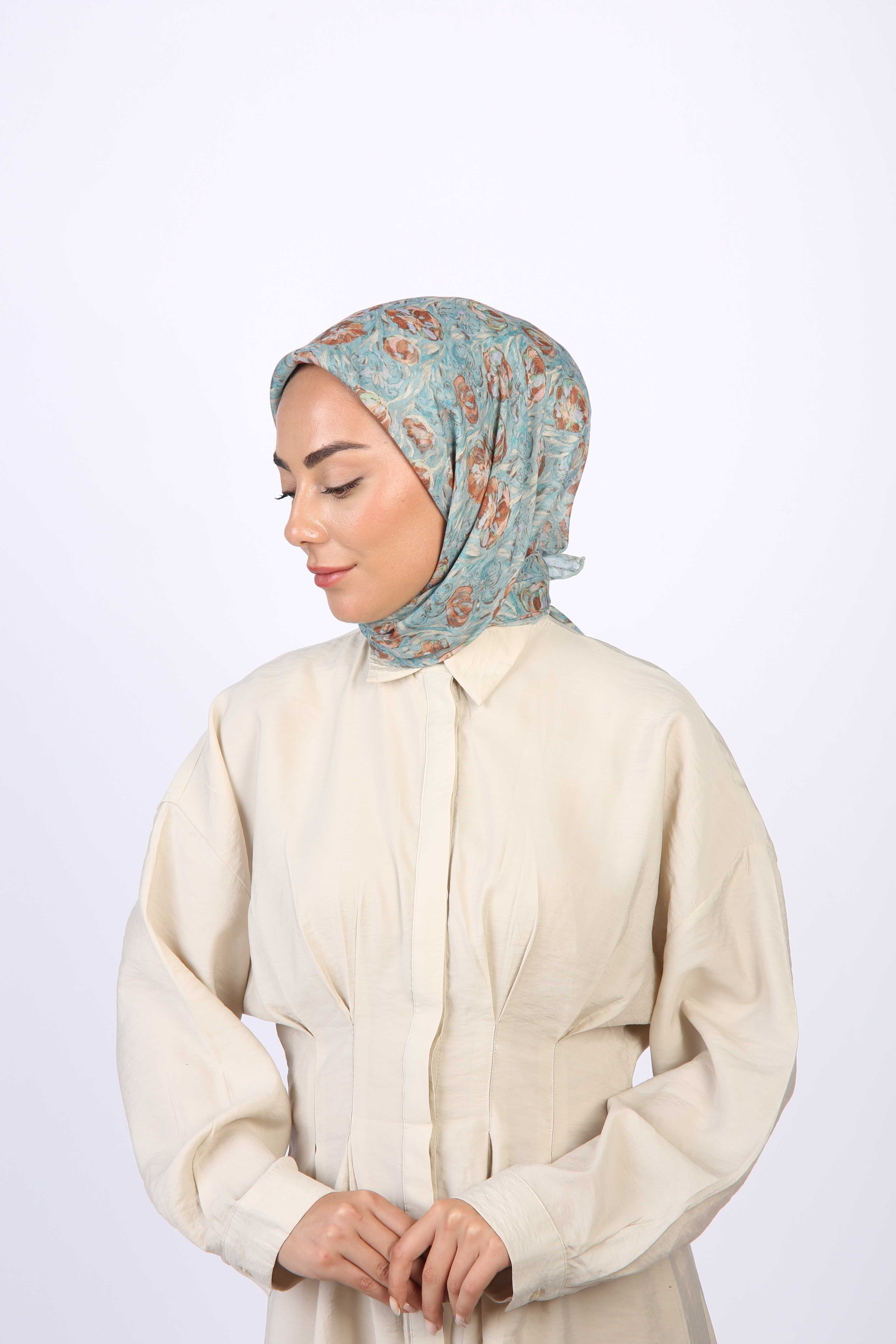 Locella Soft Pamuk Eşarp Mint Yeşili