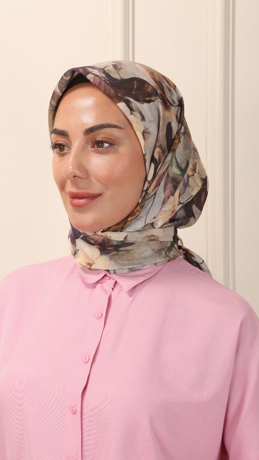 Locella Soft Pamuk Eşarp Sarı-6