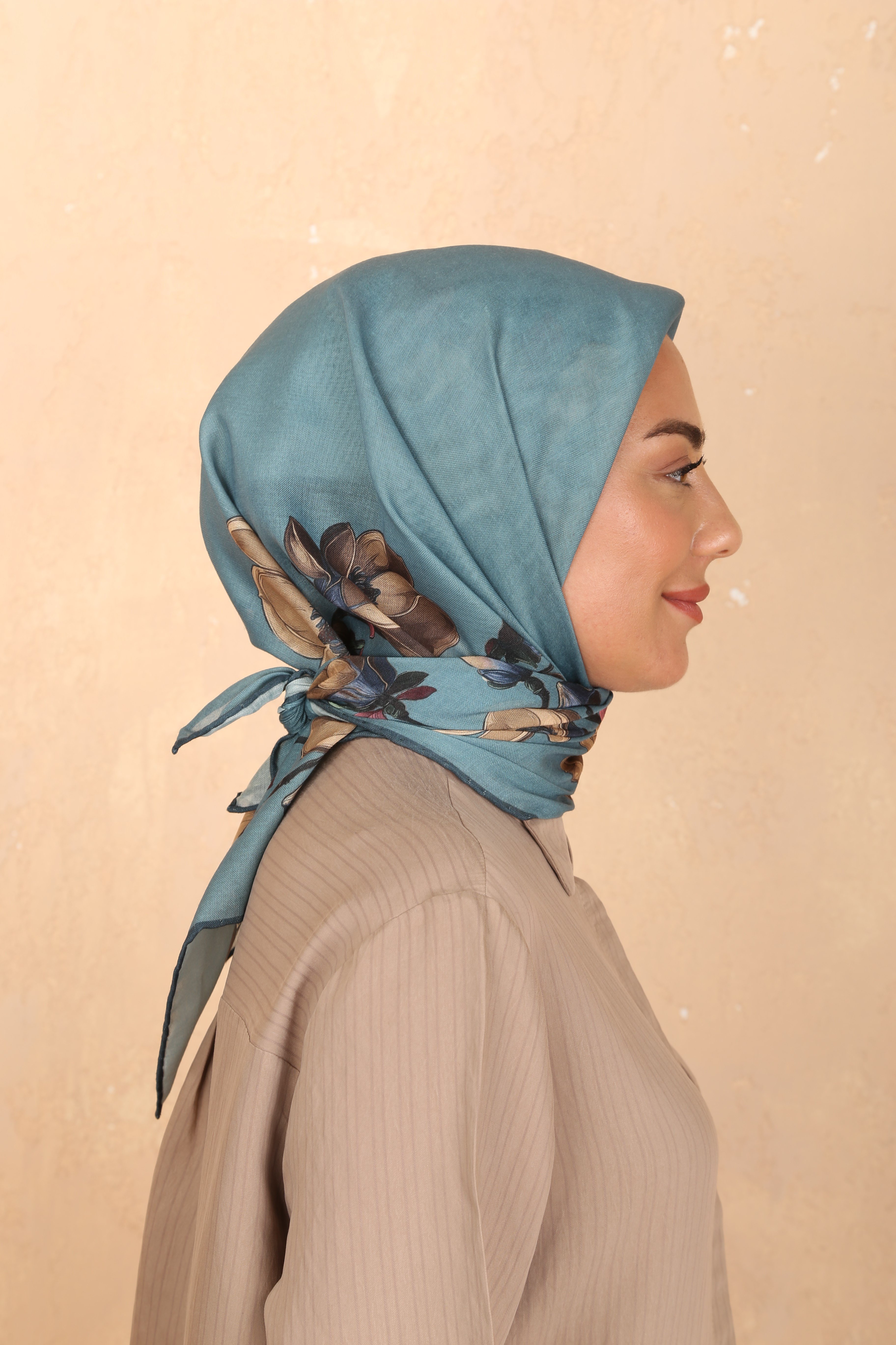 Locella Soft Pamuk Eşarp-Mint Yeşili