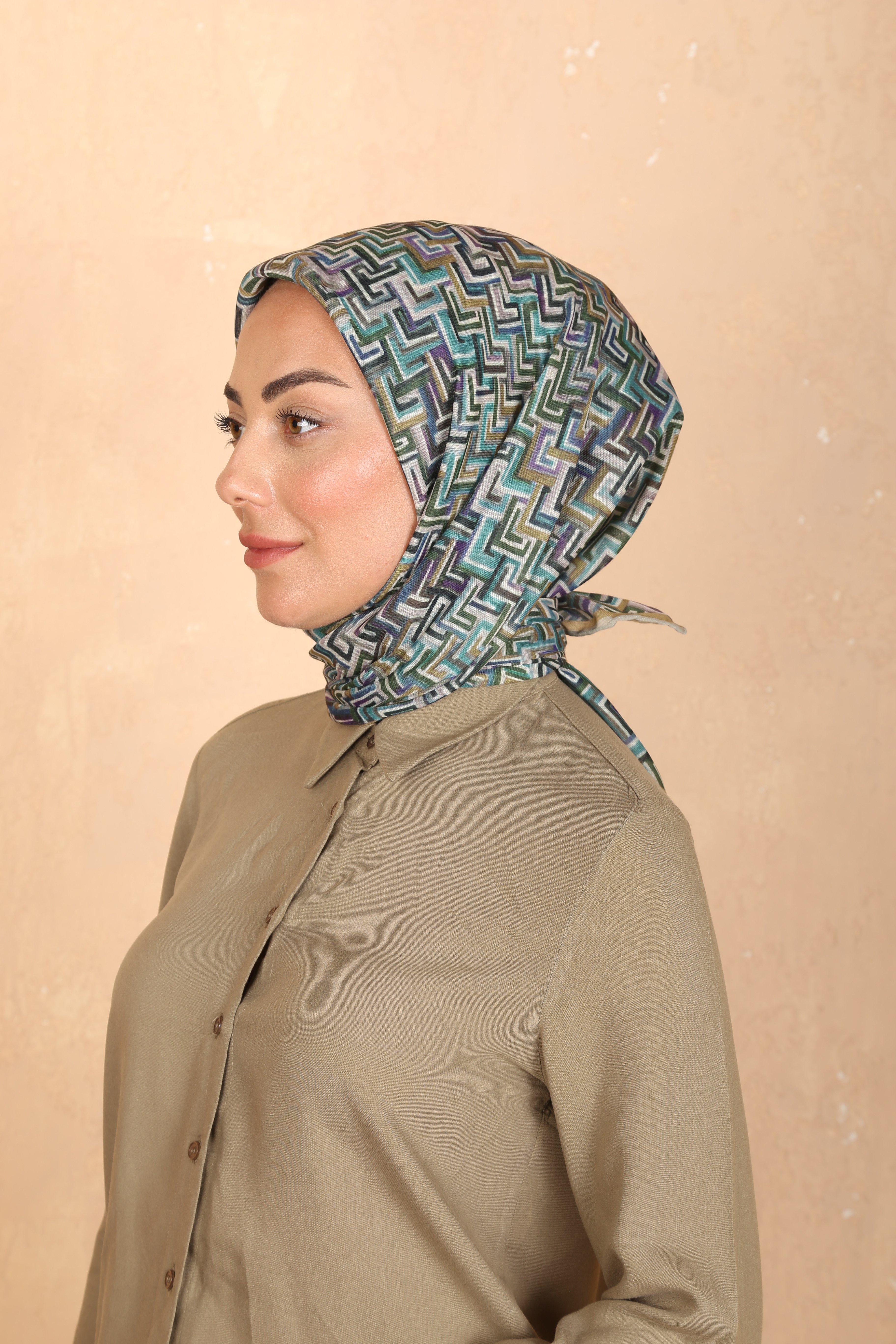 Locella Soft Pamuk Eşarp Mint Yeşili