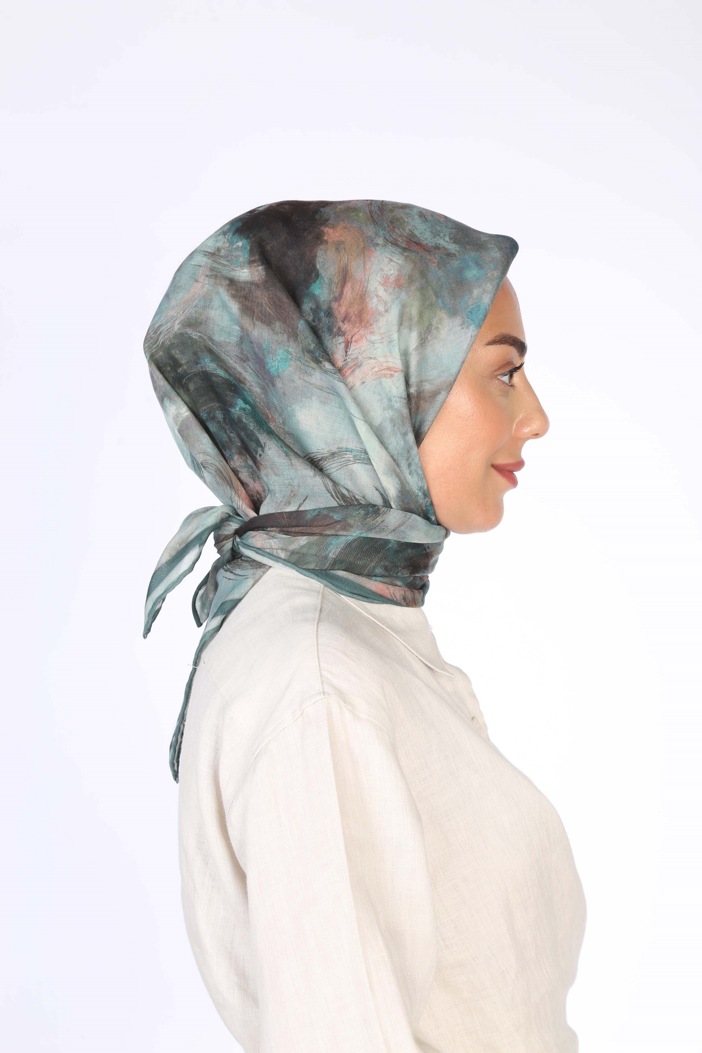 Locella Soft Pamuk Eşarp Mint Yeşili