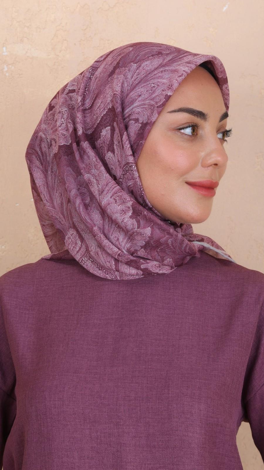 Locella Soft Pamuk Eşarp Pembe-6