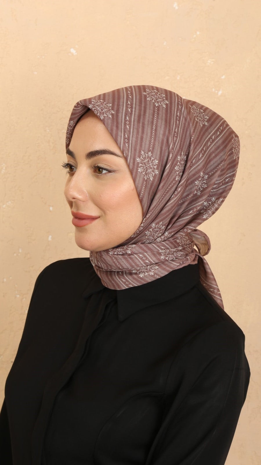Locella Soft Pamuk Eşarp Rose