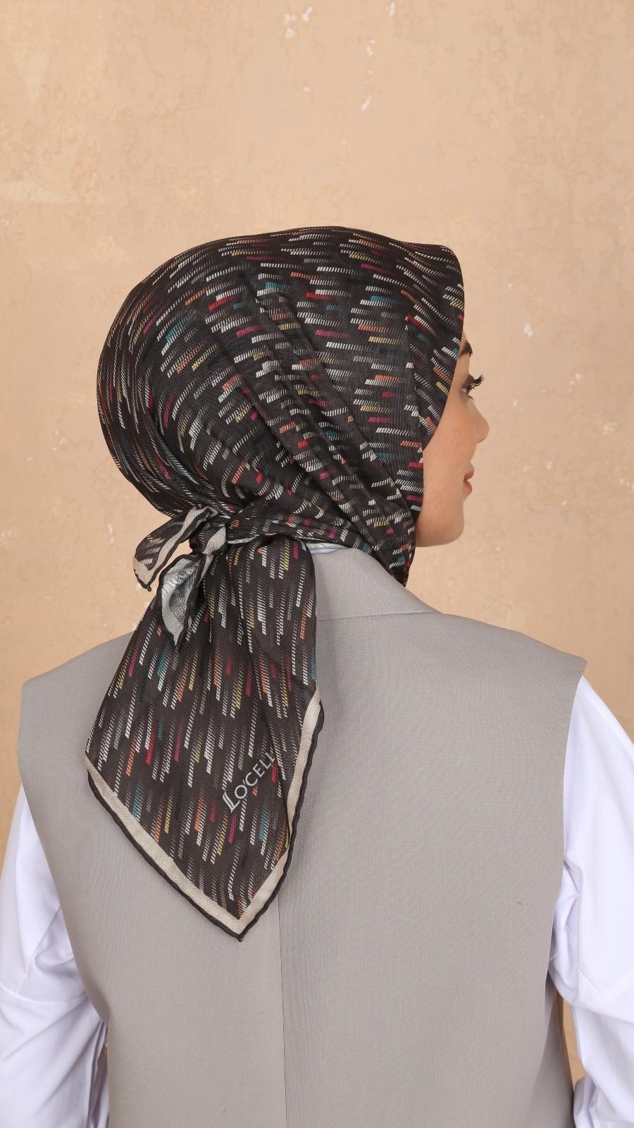 Locella Soft Pamuk Eşarp Acı Kahve-4