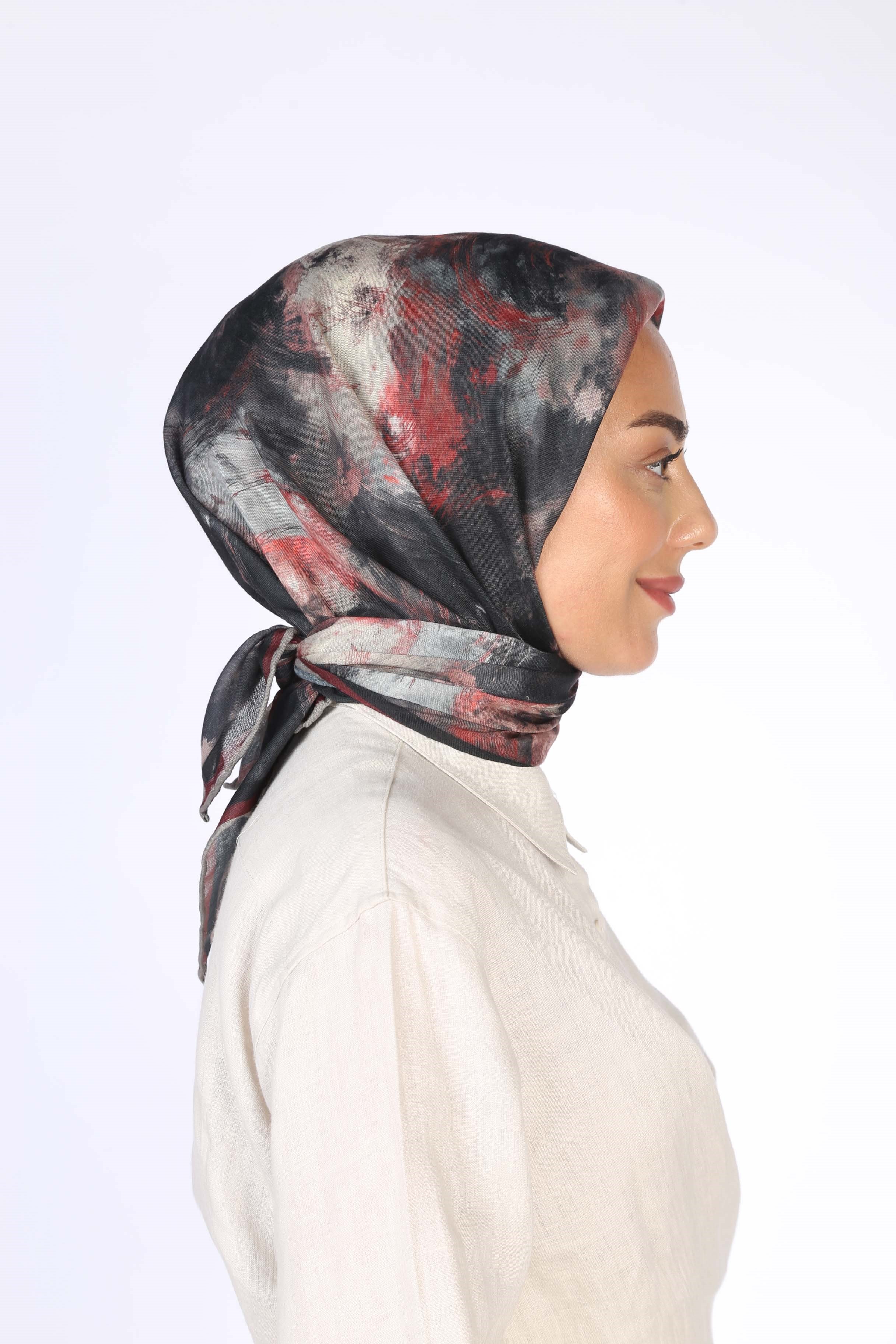 Locella Soft Pamuk Eşarp Siyah