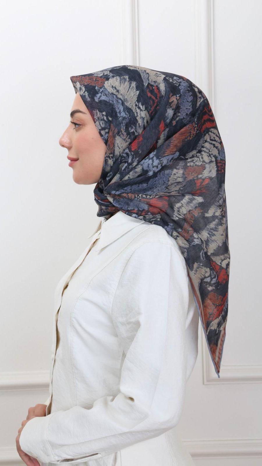 Locella Soft Pamuk Eşarp Siyah-10