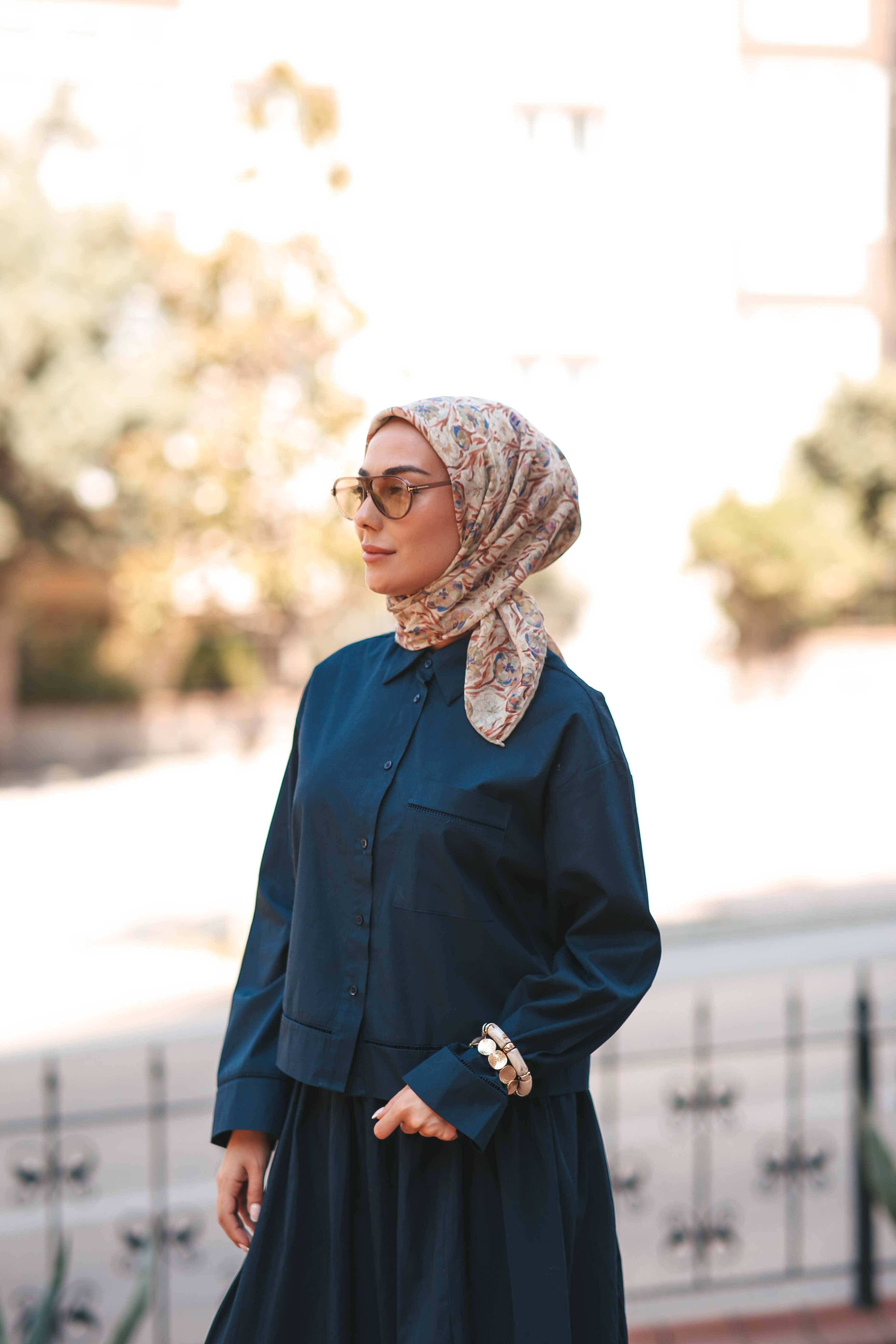 Locella Soft Pamuk Eşarp Bej