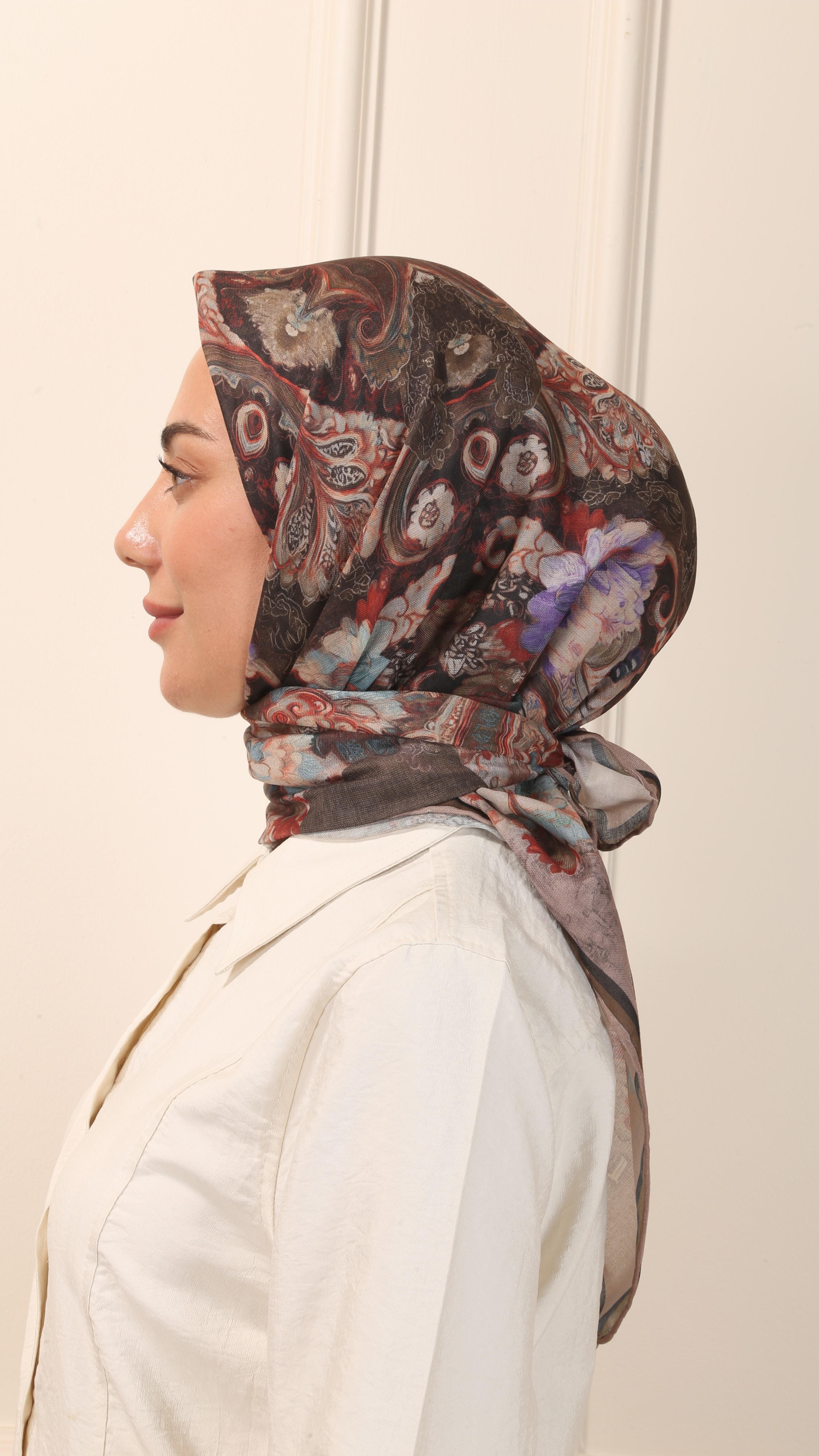 Locella Soft Pamuk Eşarp Yeşil-7