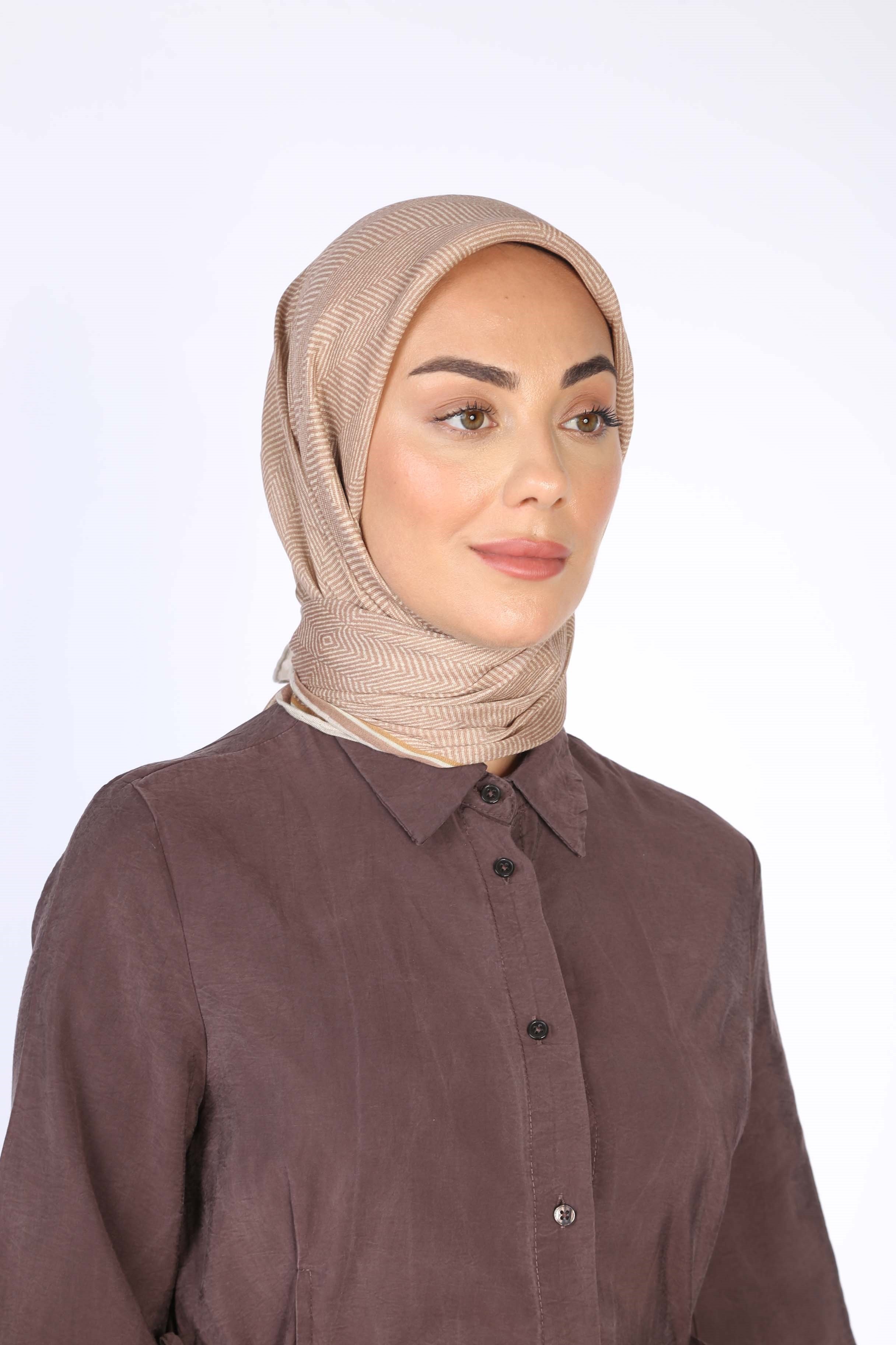 Locella Soft Pamuk Eşarp Açık Hardal