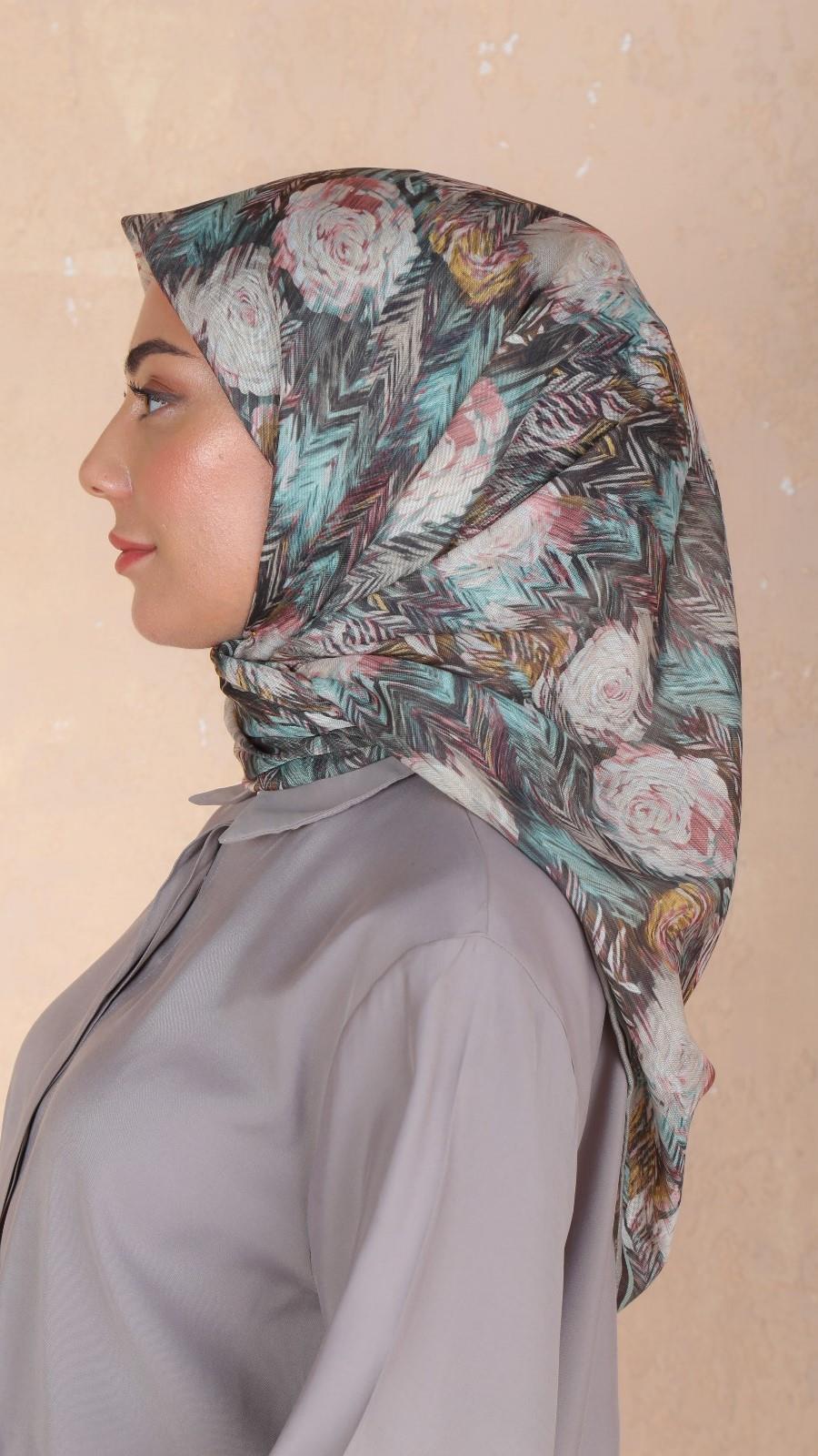 Locella Soft Pamuk Eşarp Yeşil-9