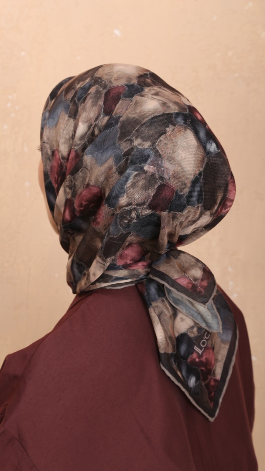 Locella Soft Pamuk Eşarp Siyah