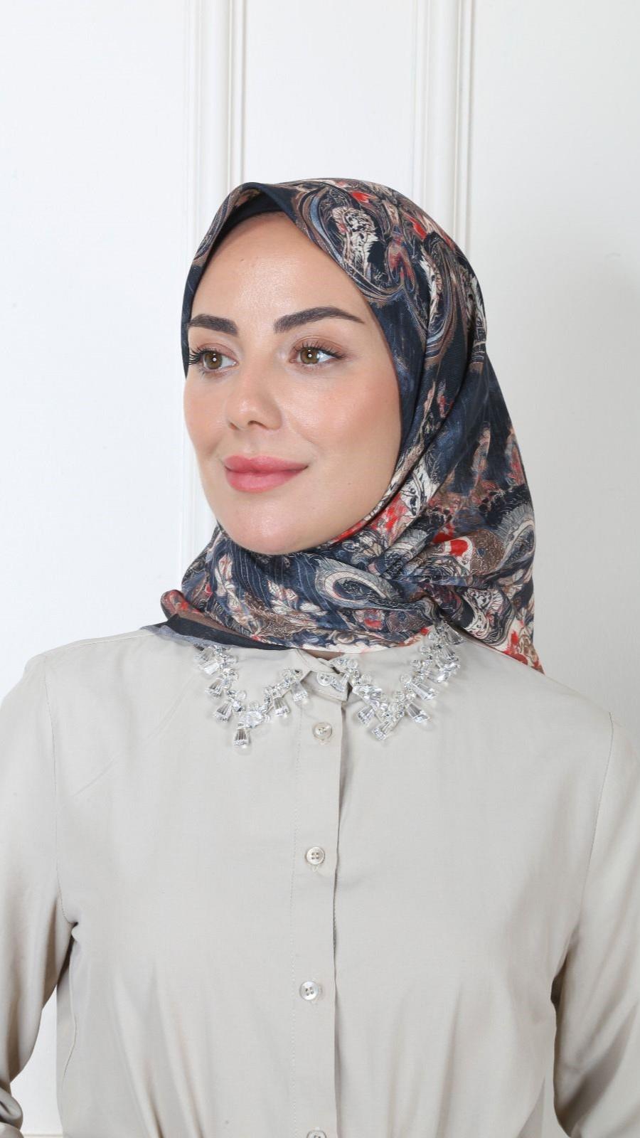 Locella Soft Pamuk Eşarp Siyah-3