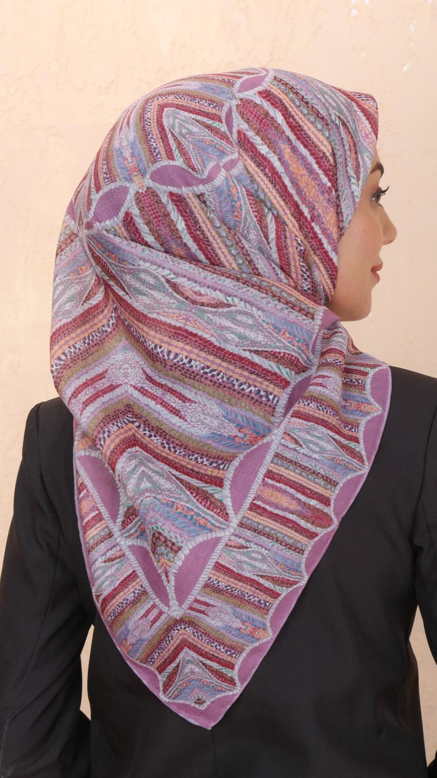 Locella Soft Pamuk Eşarp Pembe-1