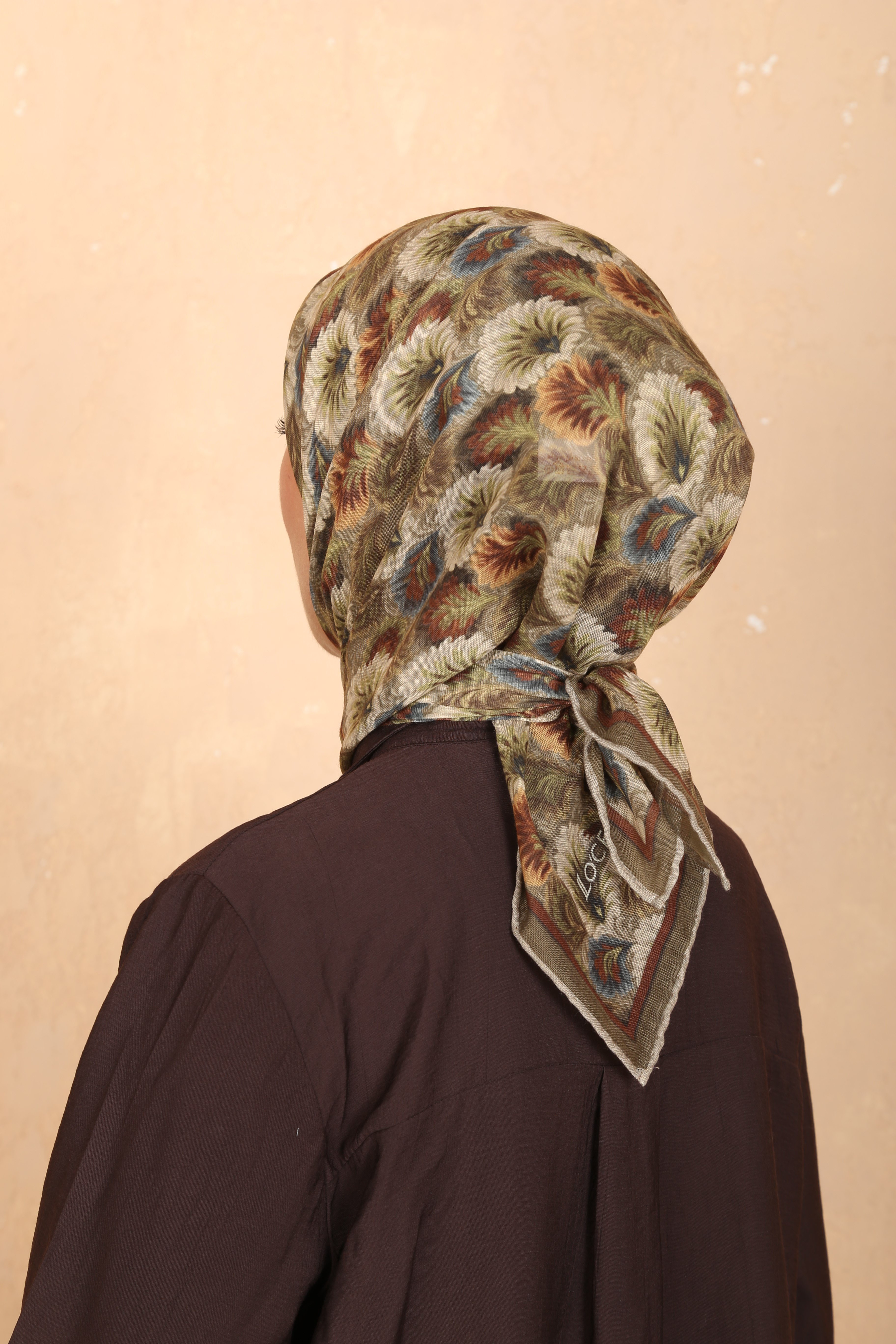 Locella Soft Pamuk Eşarp Yeşil