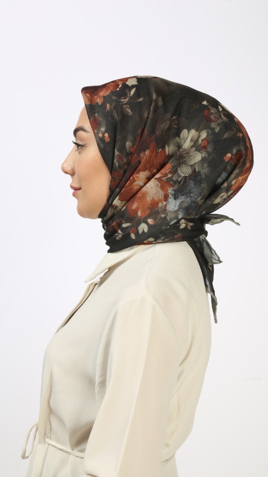 Locella Soft Pamuk Eşarp Koyu Yeşil
