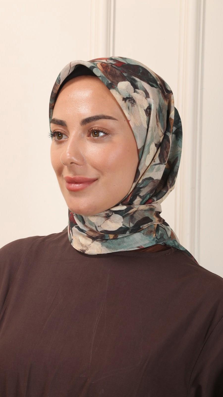 Locella Soft Pamuk Eşarp Mint Yeşili-8