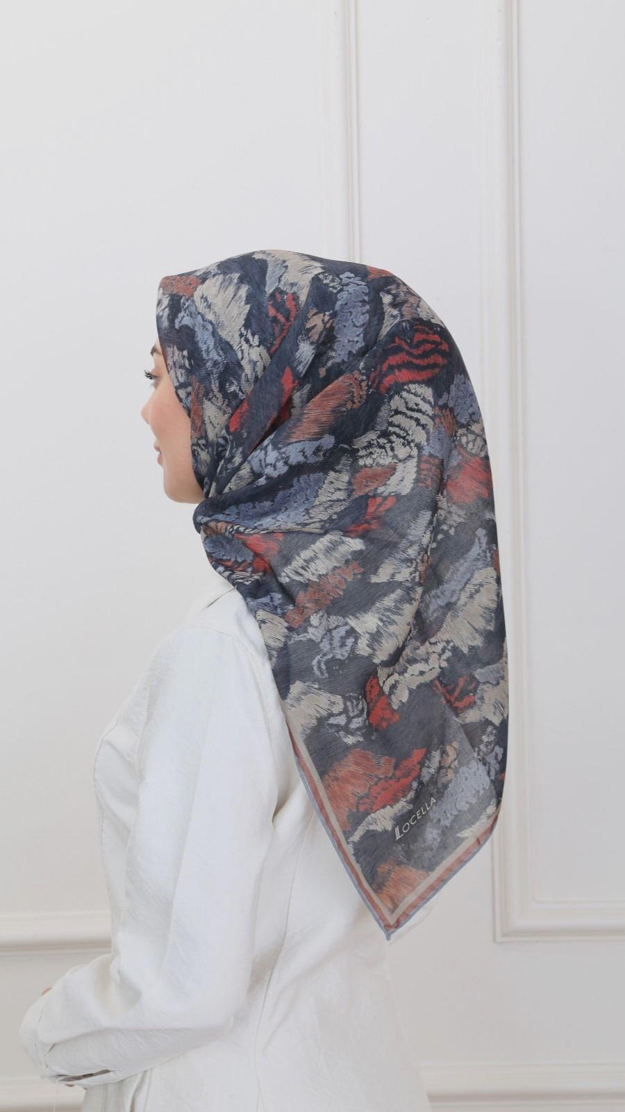 Locella Soft Pamuk Eşarp Siyah-10