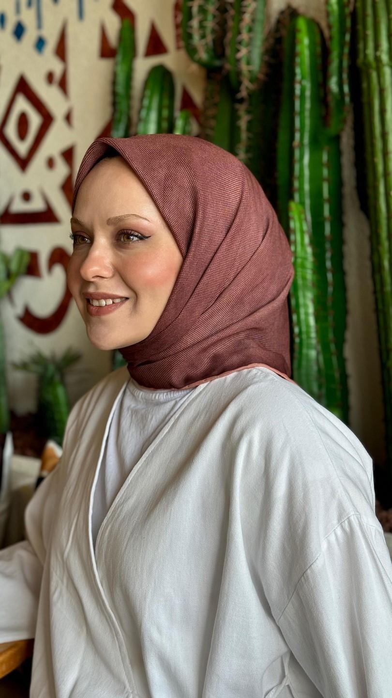 Locella Soft Pamuk Eşarp Bal Köpüğü-7