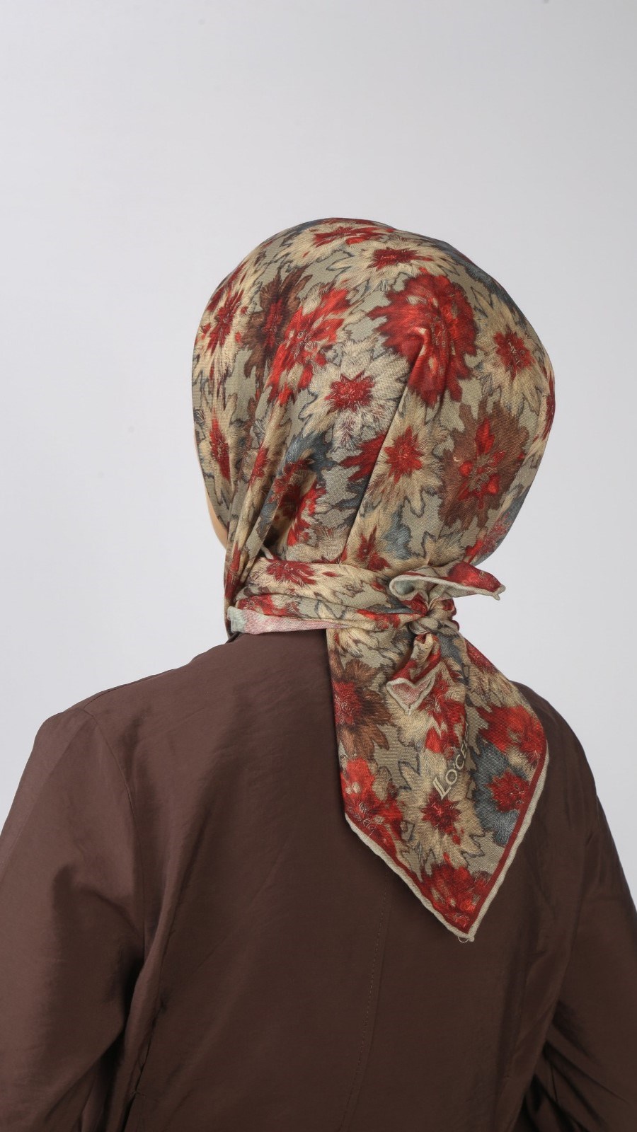 Locella Soft Pamuk Eşarp Kırmızı