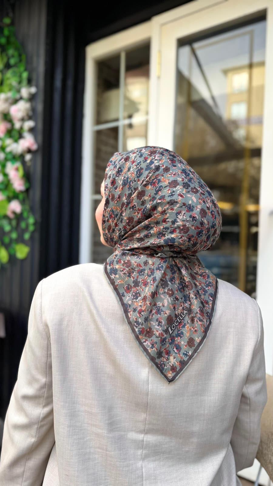 Locella Soft Pamuk Eşarp Küf Yeşil-20